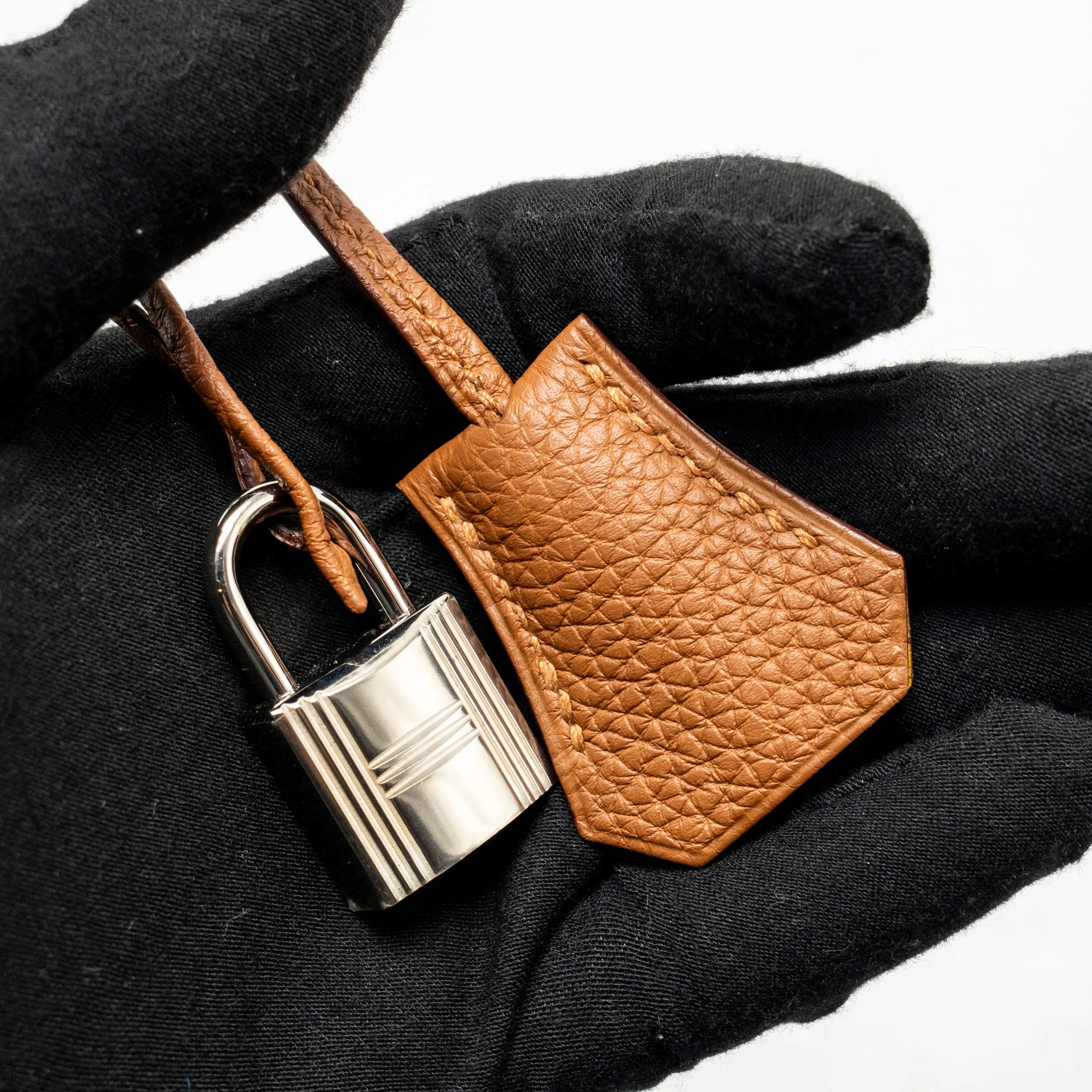 Hermes Birkin 25 Officer Togo/Swift Gold/Ambre SHW Stamp C - Image 19