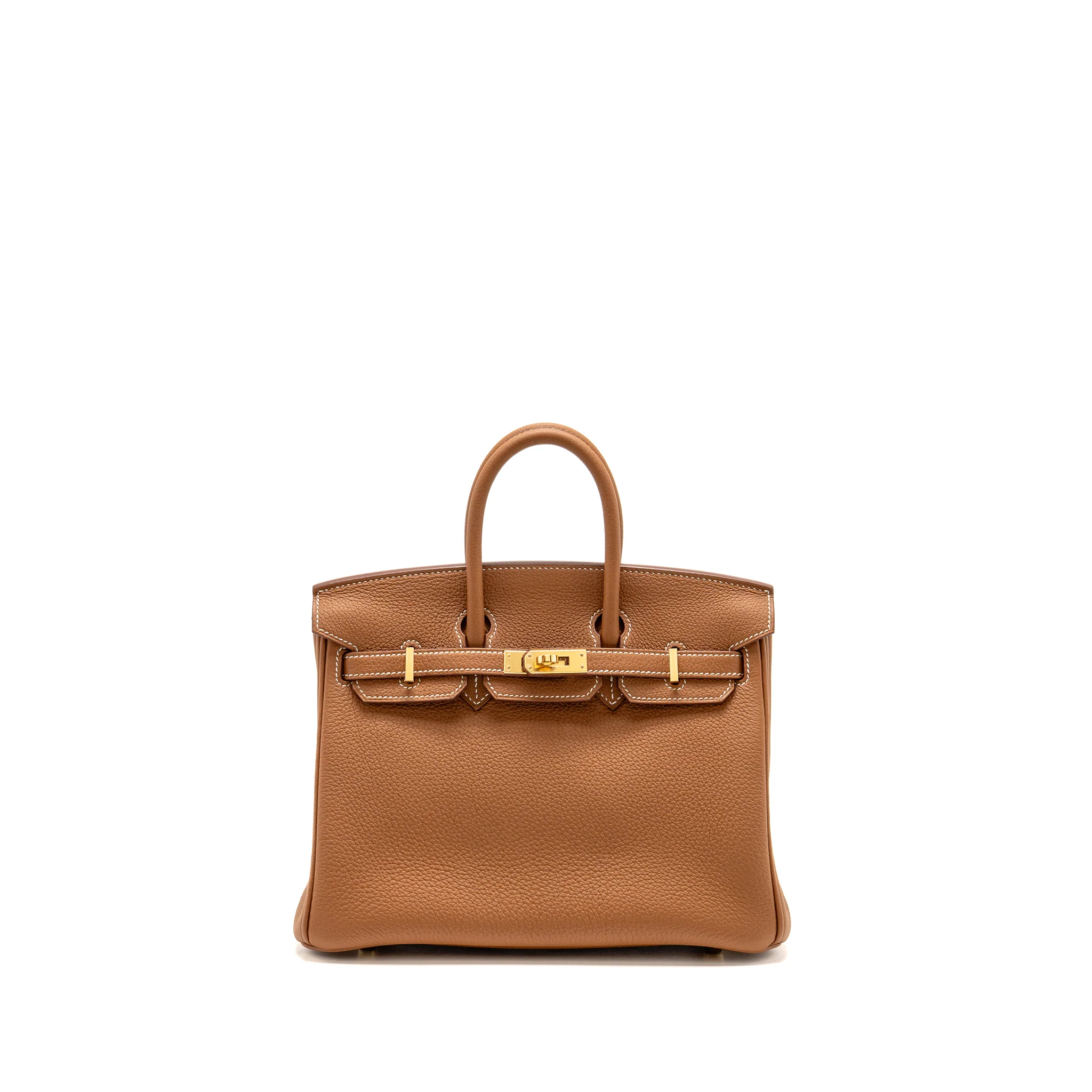 Hermes Birkin 25 togo Gold GHW Stamp W