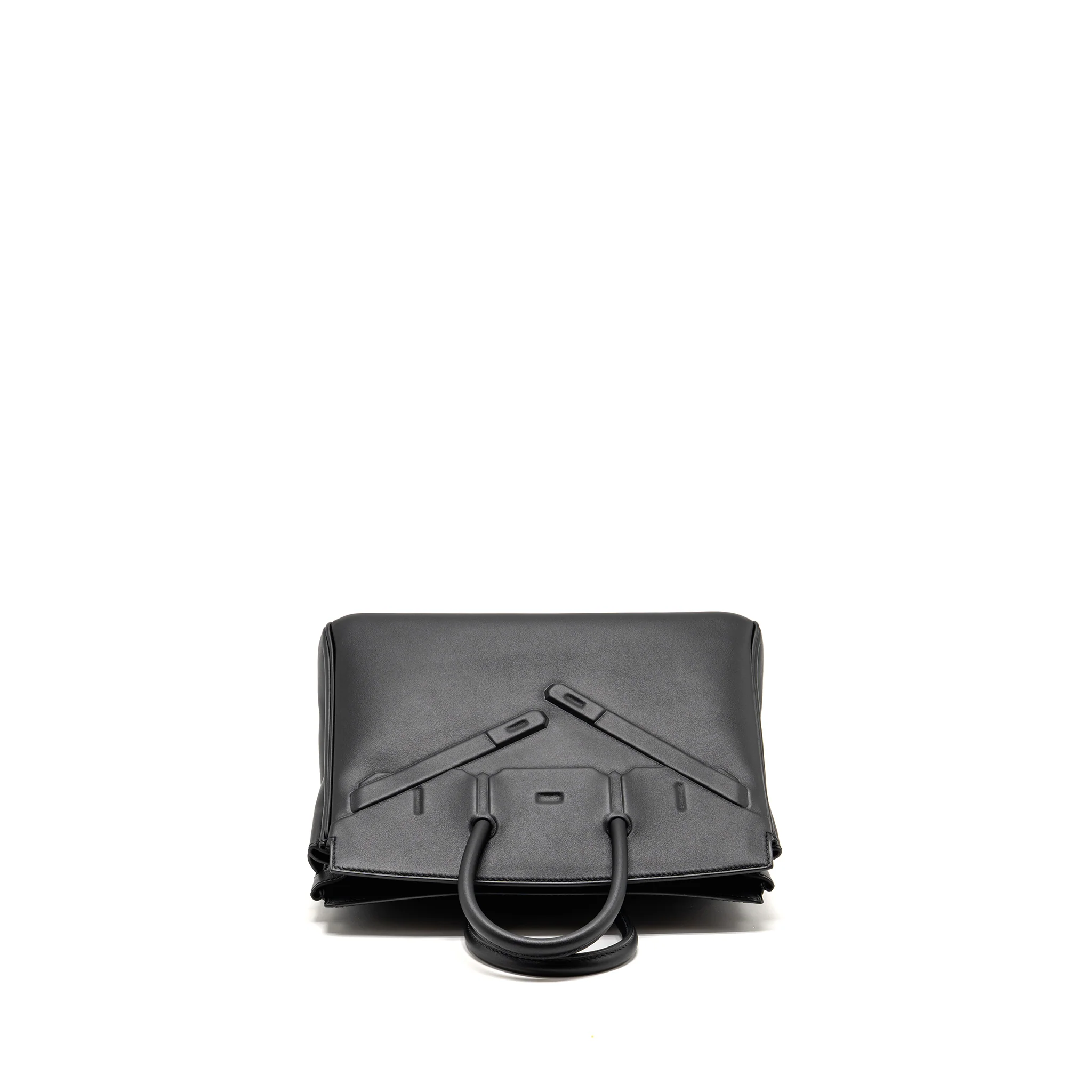 Hermes Birkin Shadow 25 Swift Black SHW Stamp Z - Image 5