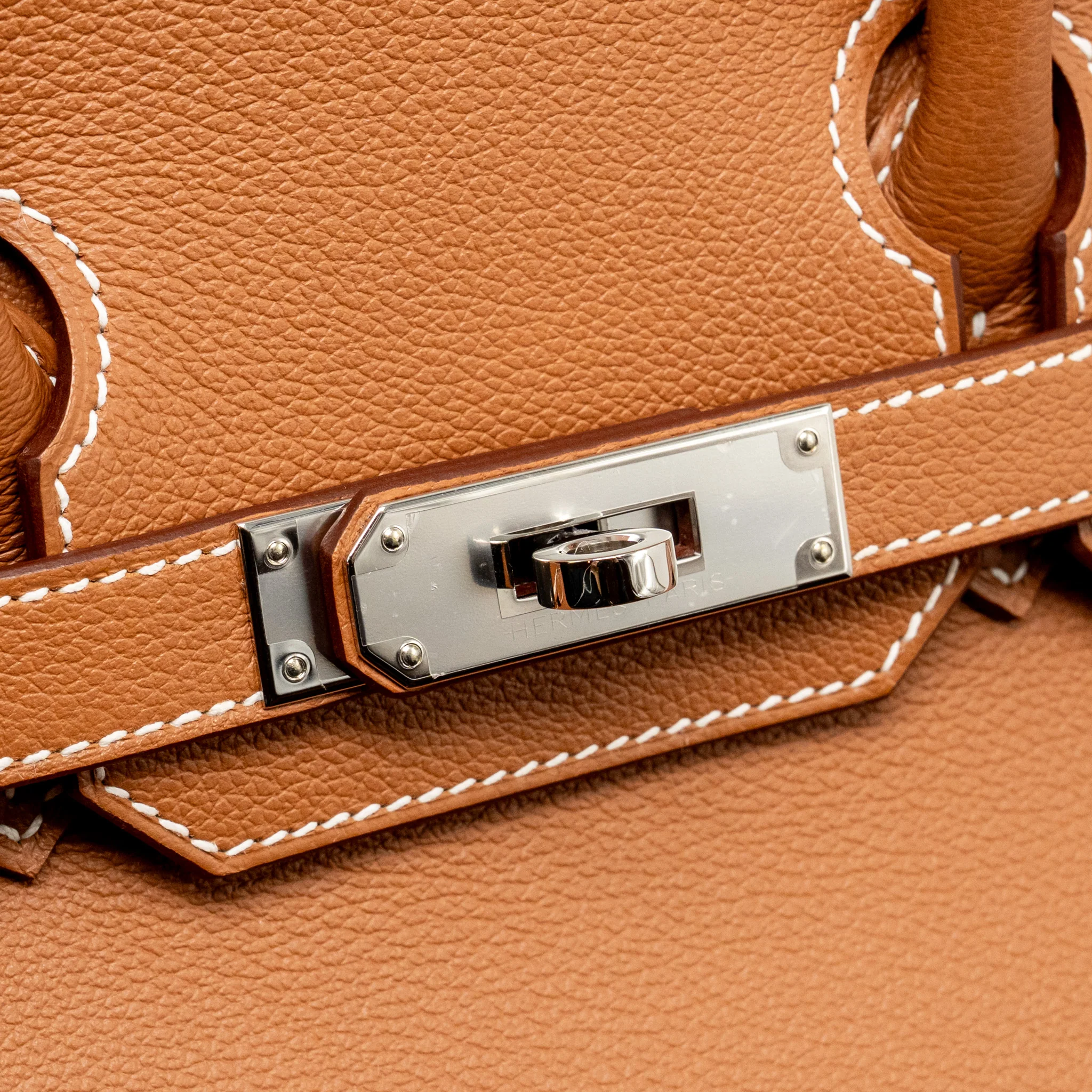 Hermes Birkin Shoulder 29 Evercolor Gold SHW Stamp W - Image 15