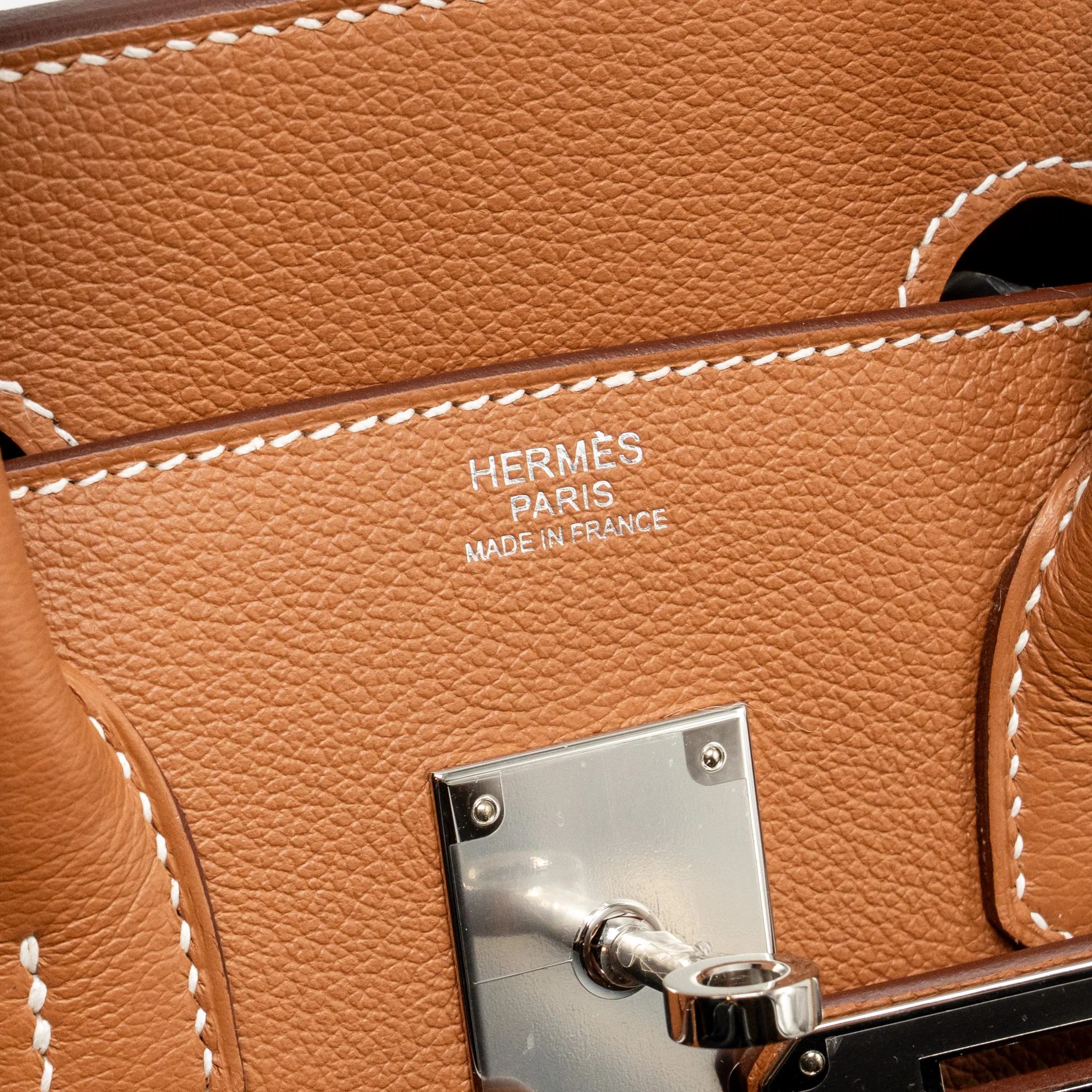 Hermes Birkin Shoulder 29 Evercolor Gold SHW Stamp W - Image 16