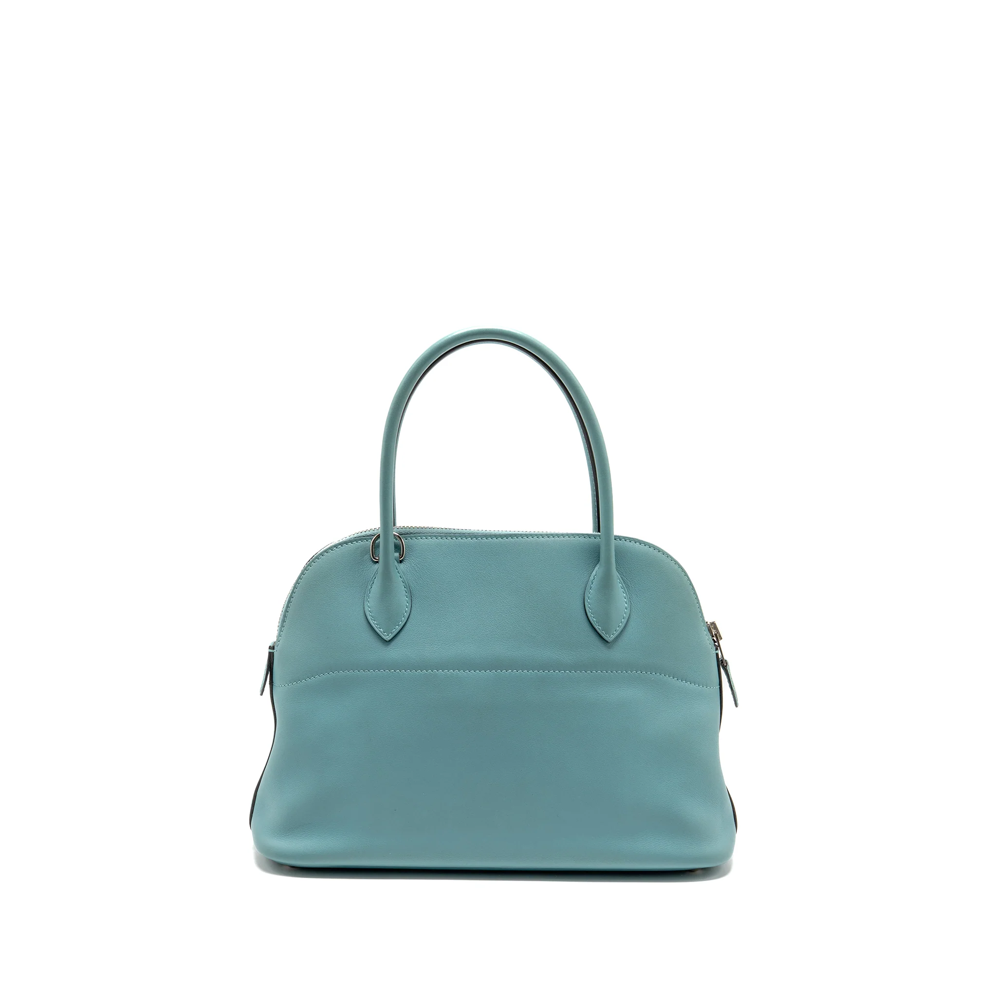 Hermes Bolide 27 Swift Blue Atoll SHW Stamp X - Image 2