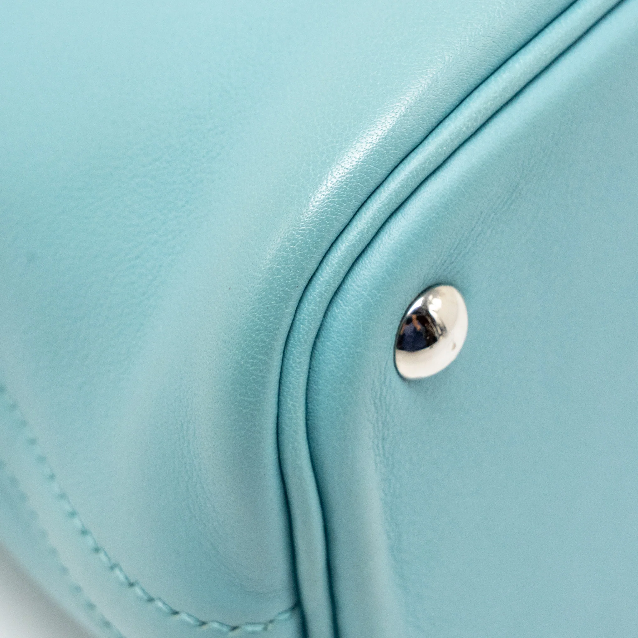 Hermes Bolide 27 Swift Blue Atoll SHW Stamp X - Image 9