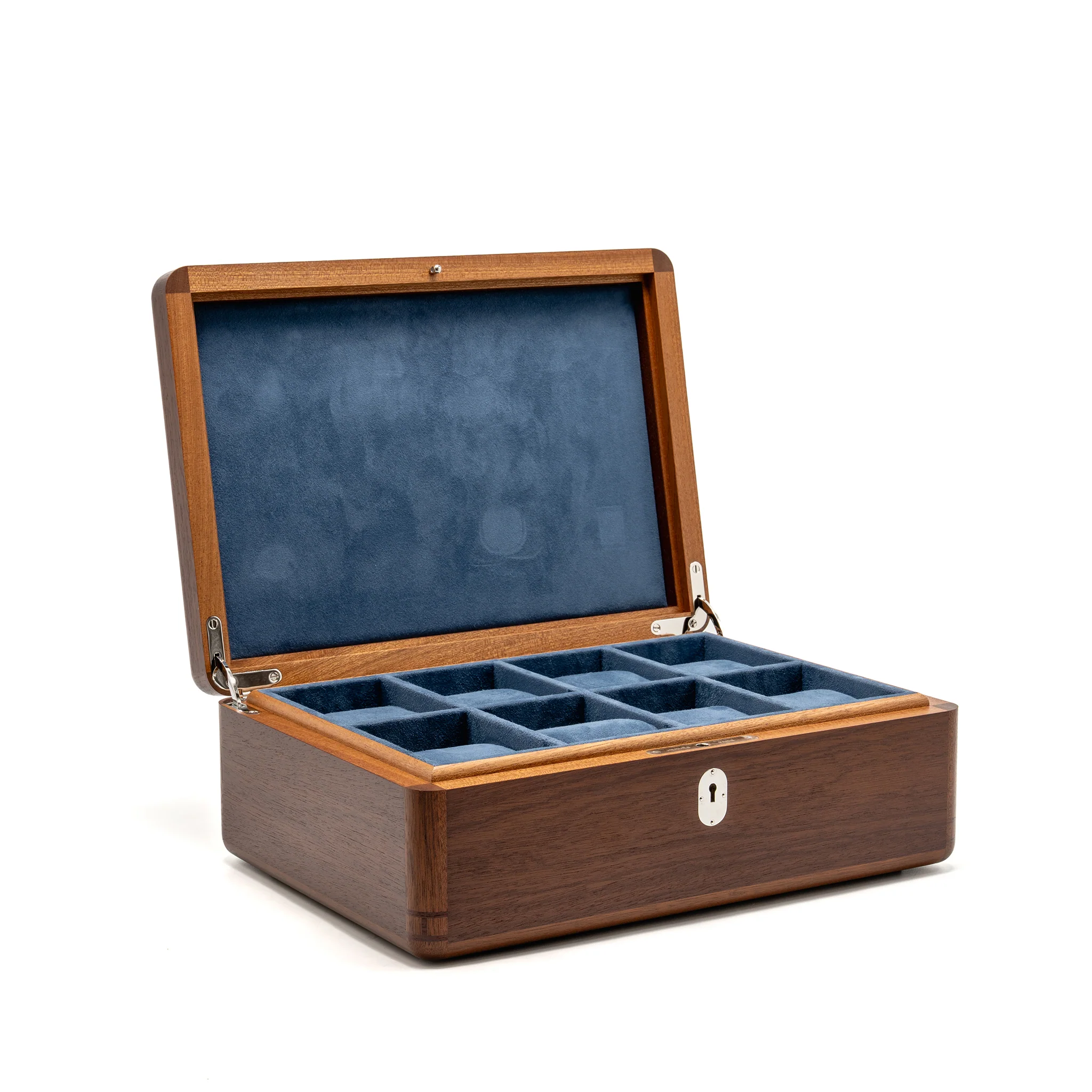 Hermes Casaque 8 Watch Box Wood/Leather Multicolour SHW - Image 2