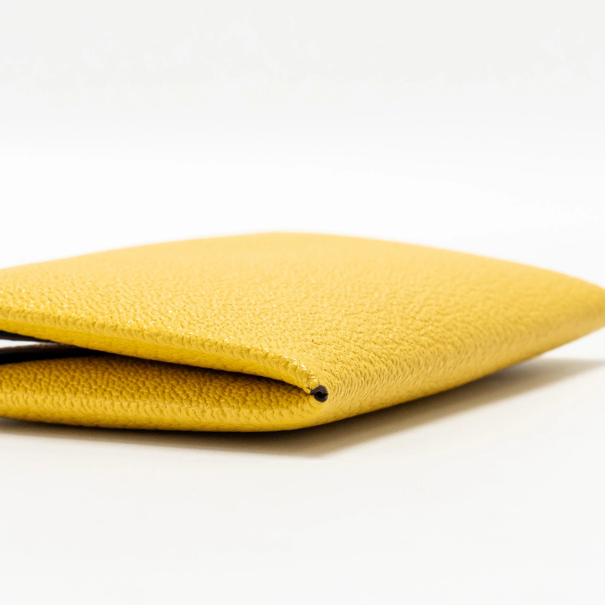 Hermes Calvi card holder chevre mysore leather sun / blur Friday SHW stamp B - Image 6