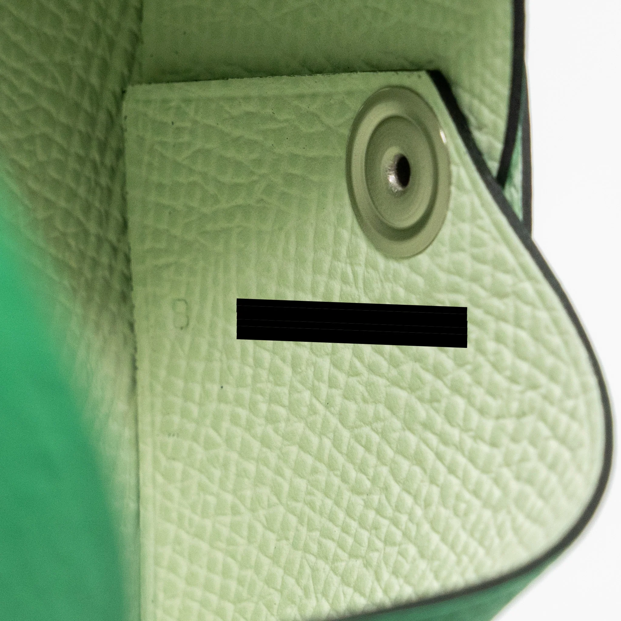 Hermes Calvi Cardholder Epsom Vert Comics/Vert Fizz SHW Stamp B - Image 8