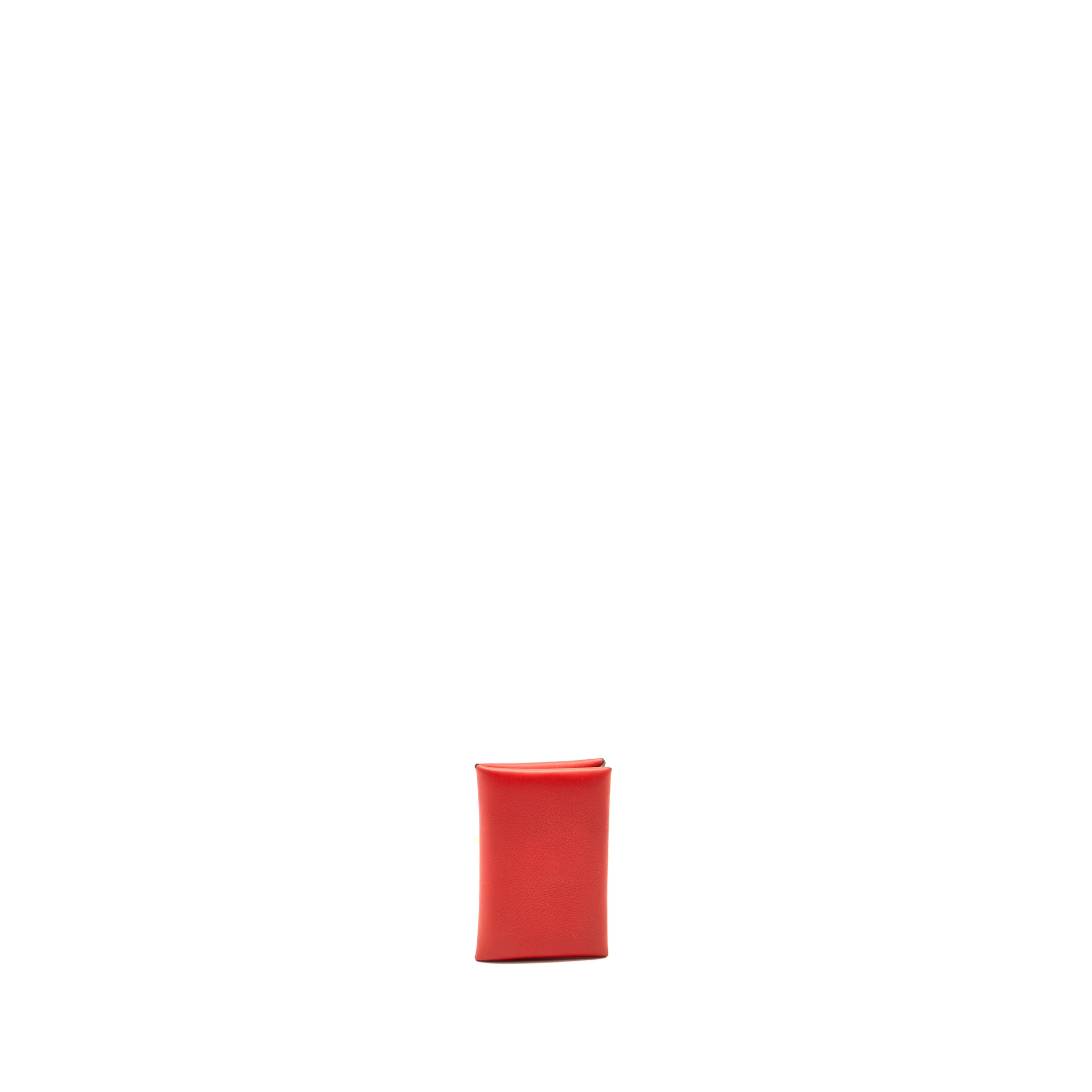 Hermes Calvi Cardholder Swift Red/Blue SHW Stamp B