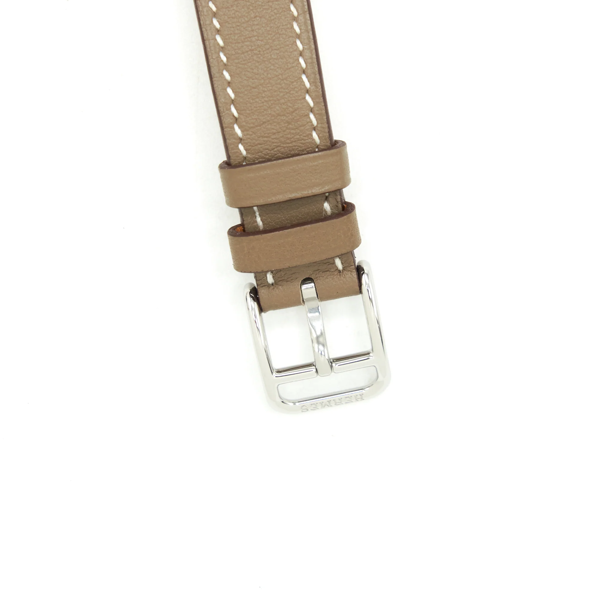 Hermes Cape COD Watch 23×23 mm Opaline Silvered Dial - Image 3