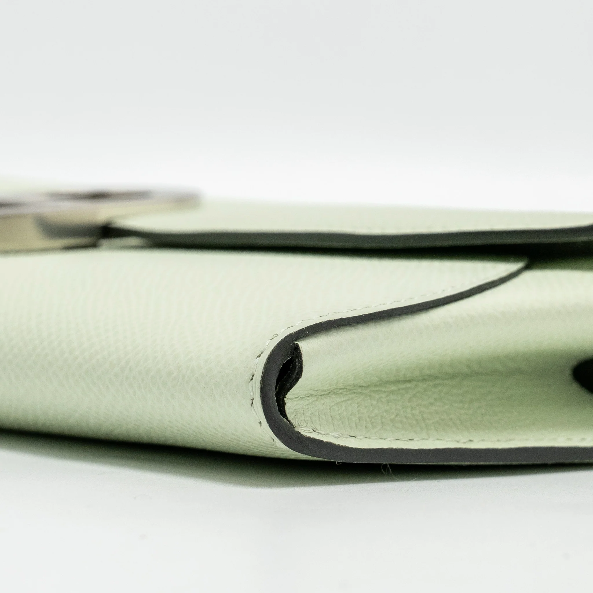 Hermes Maillon To Go Wallet Epsom Vert Fizz SHW Stamp B - Image 7