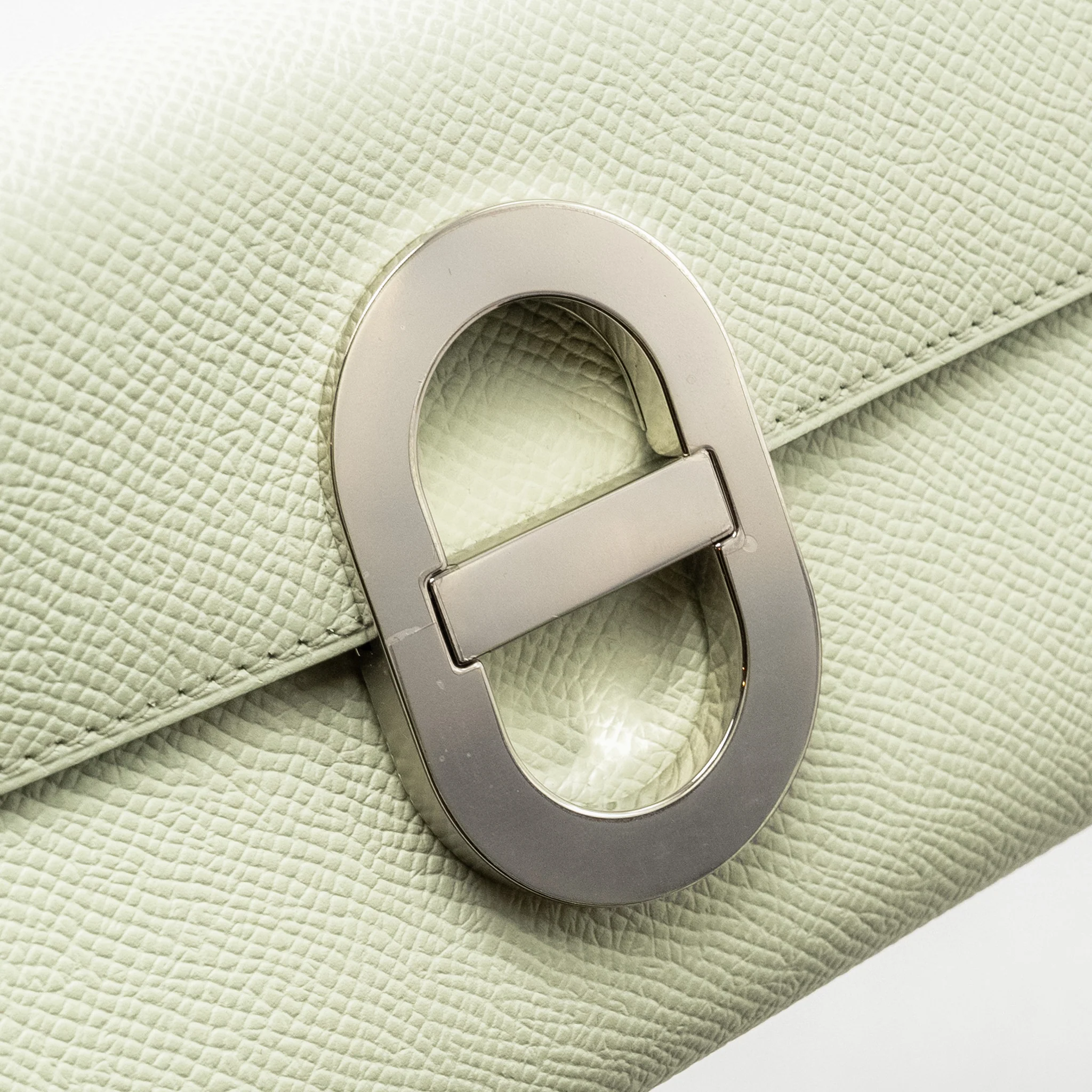 Hermes Maillon To Go Wallet Epsom Vert Fizz SHW Stamp B - Image 8