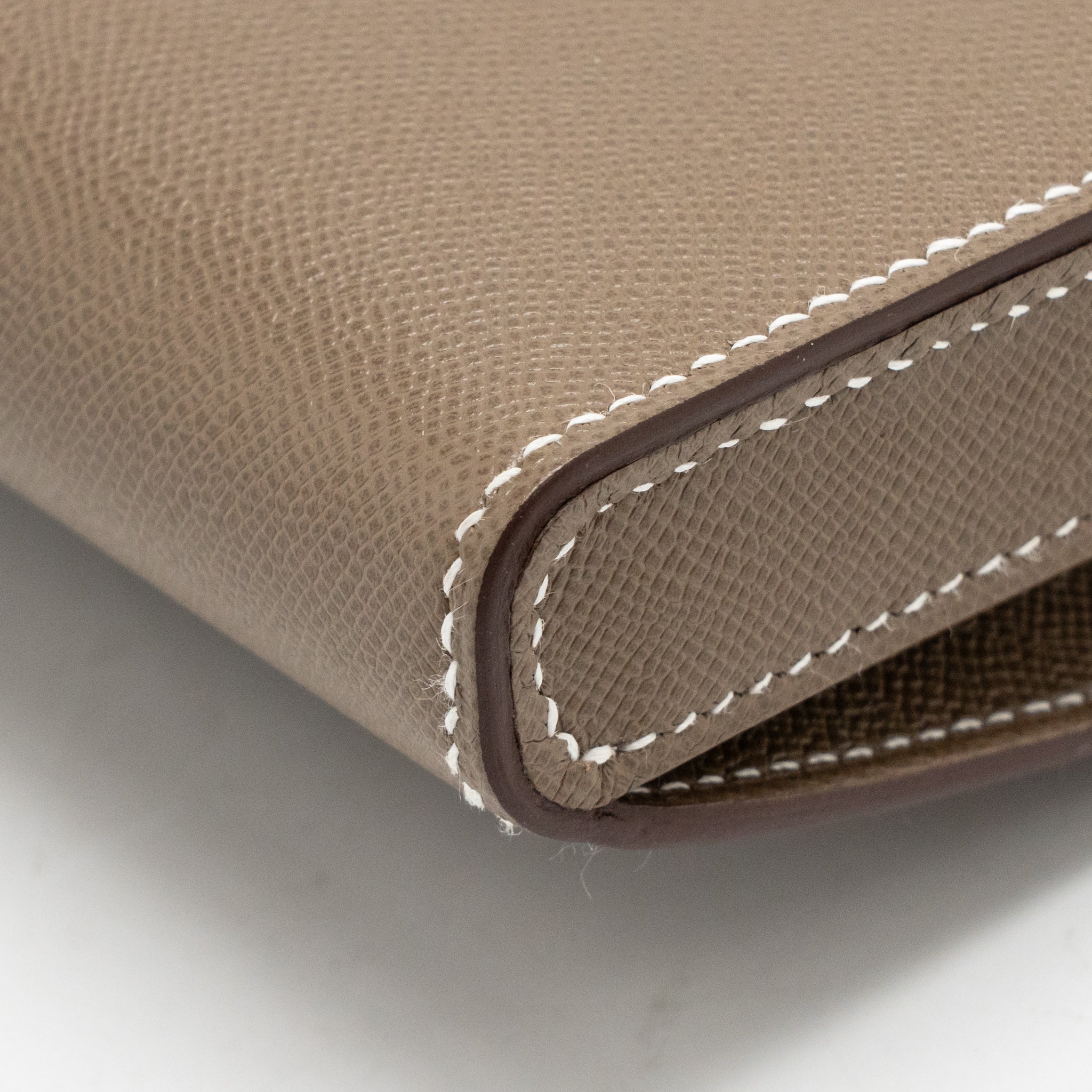 Hermes Charniere To Go Pouch Madame Etoupe SHW Stamp K - Image 10
