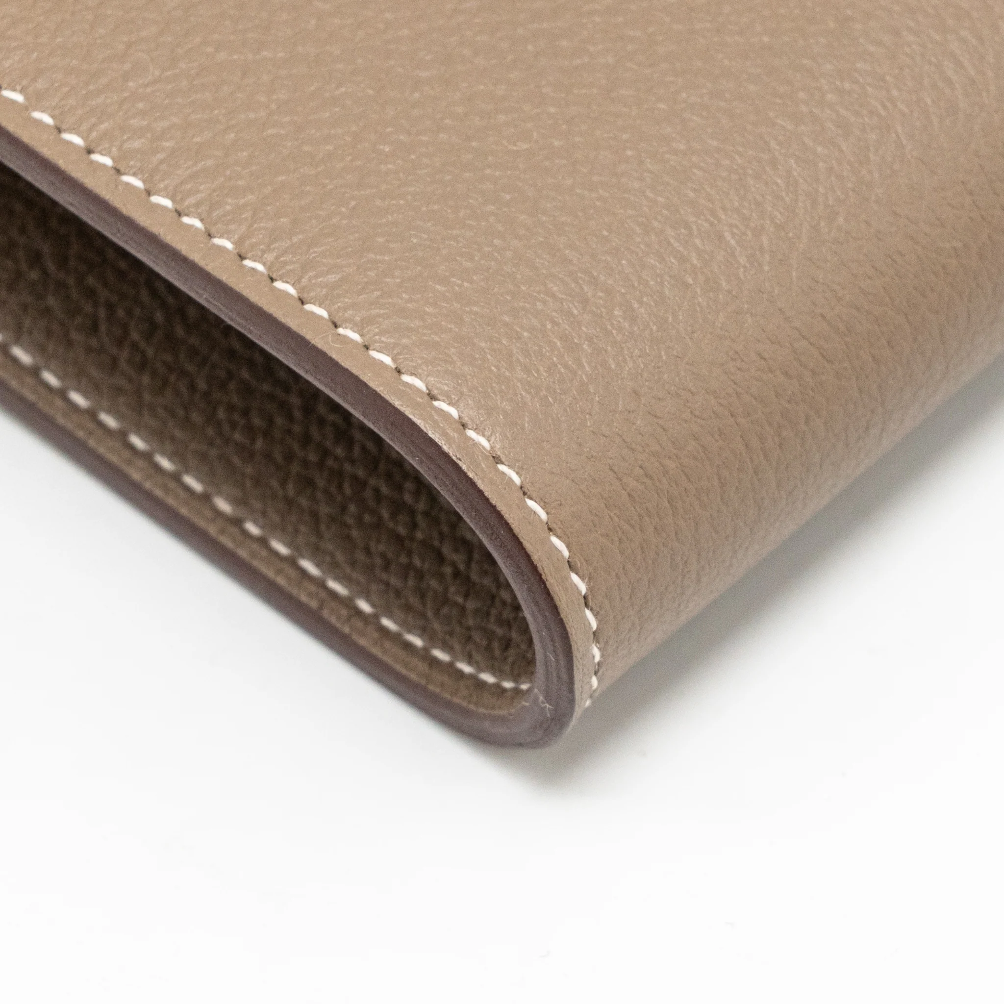 Hermes Classic kelly to go evercolor etoupe SHW stamp B - Image 7