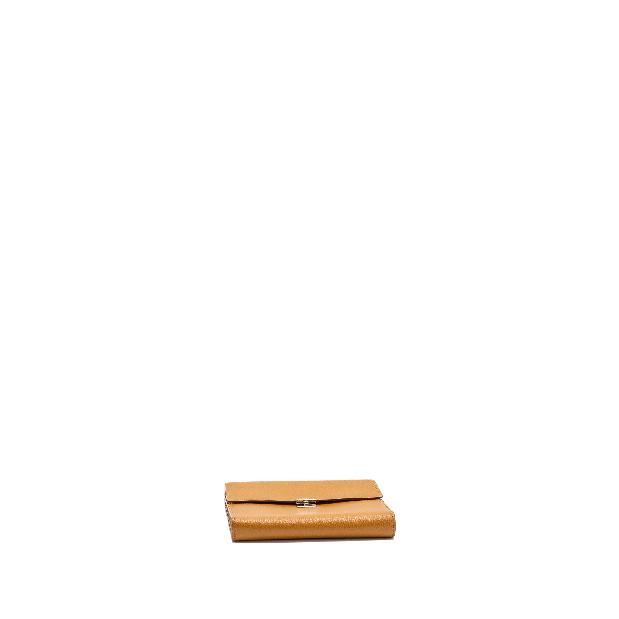 Hermes clic 16 wallet chevre mysore caramel SHW stamp Y - Image 5
