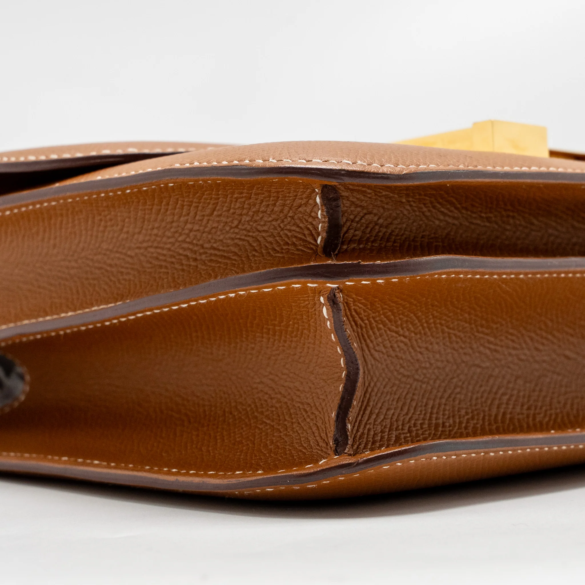Hermes Constance 24 Epsom Gold GHW Stamp C - Image 6