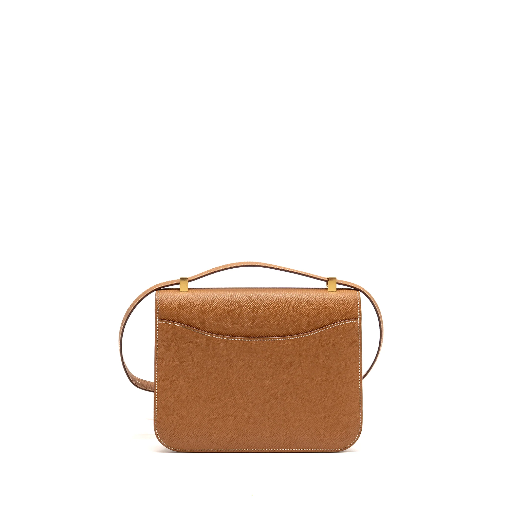 Hermes Constance 24 Epsom Gold GHW Stamp U - Image 2