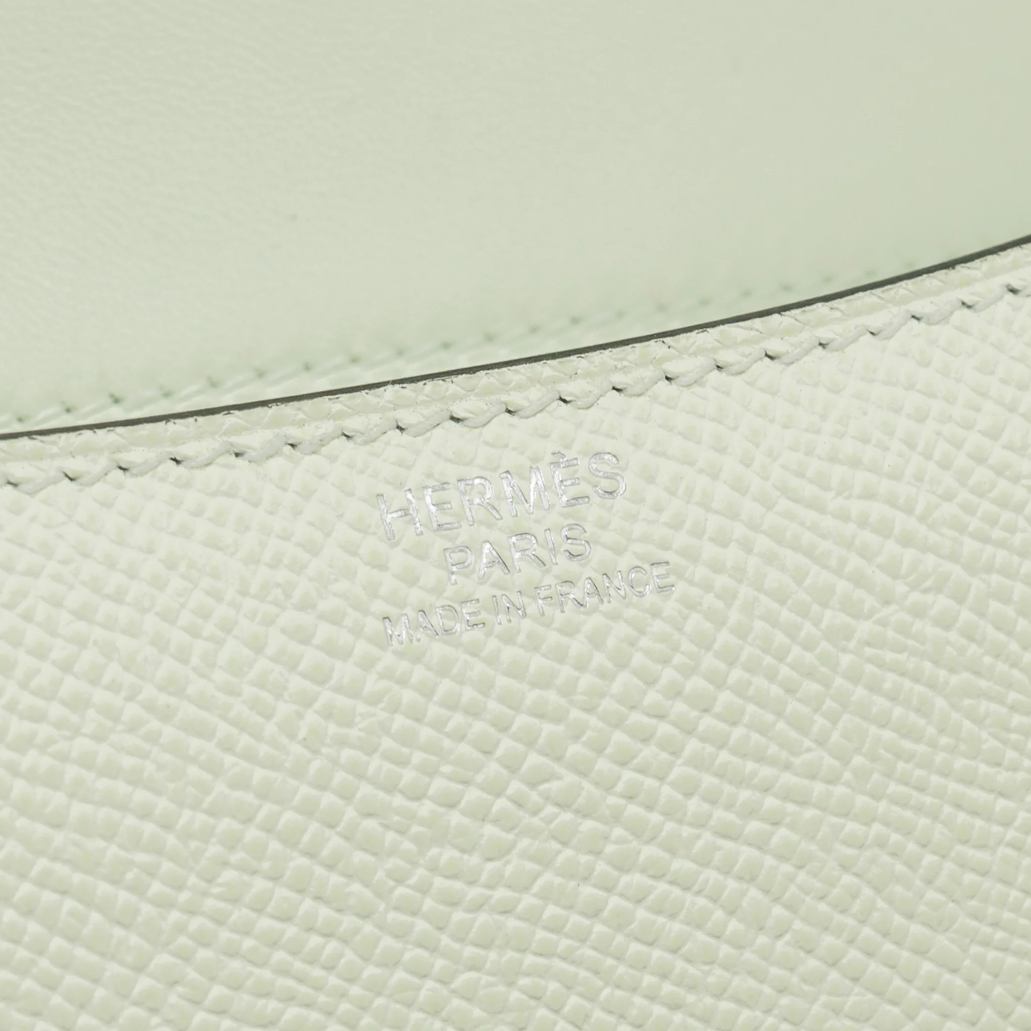 Hermes Constance 24 Epsom Vert Fizz SHW Stamp U - Image 16