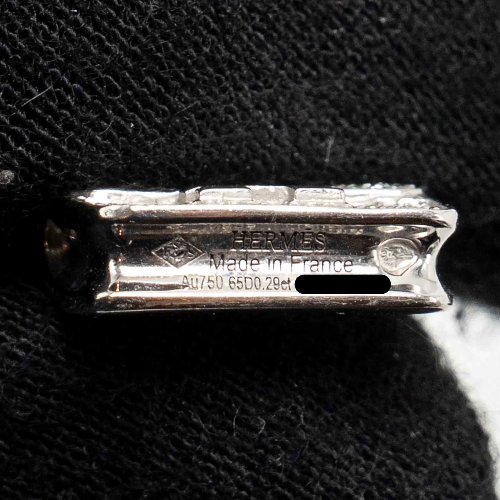 Hermes Constance pendant white gold with diamonds - Image 7