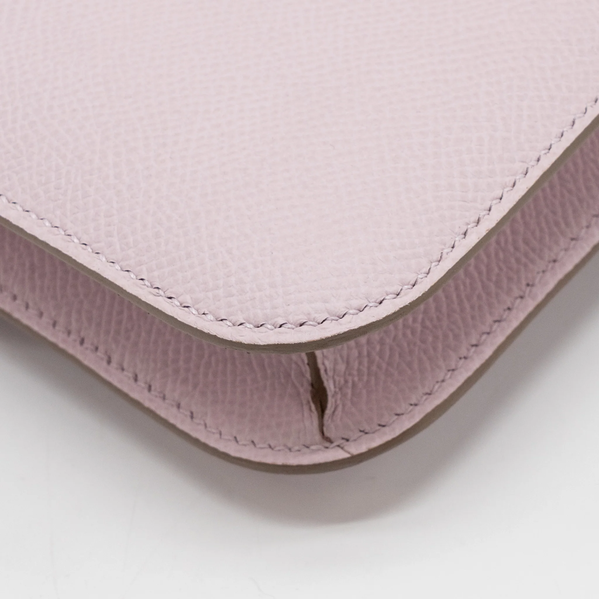Hermes Constance Elan Epsom Mauve Pale SHW Stamp W - Image 11