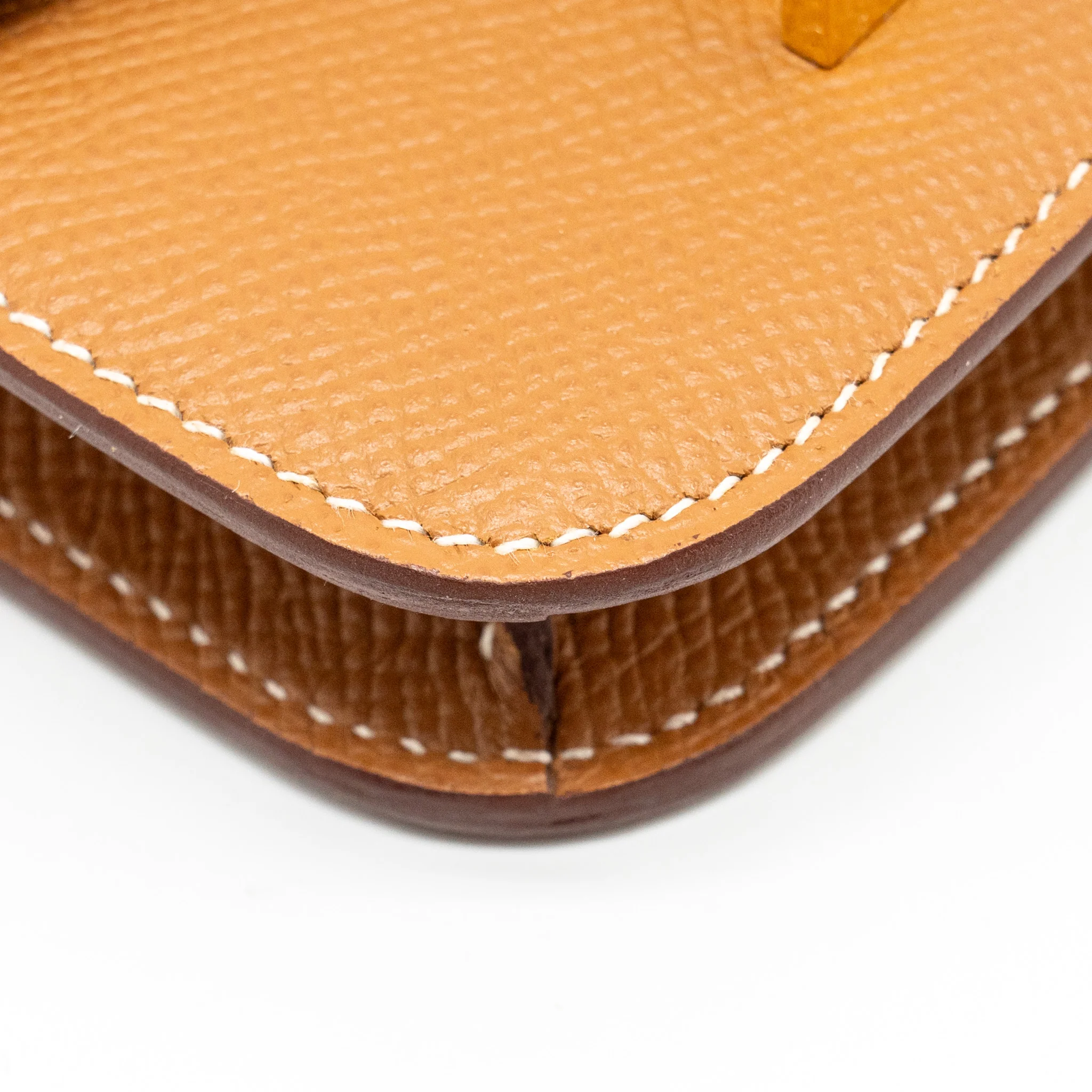 Hermes Constance Slim Epsom Gold GHW Stamp U - Image 9