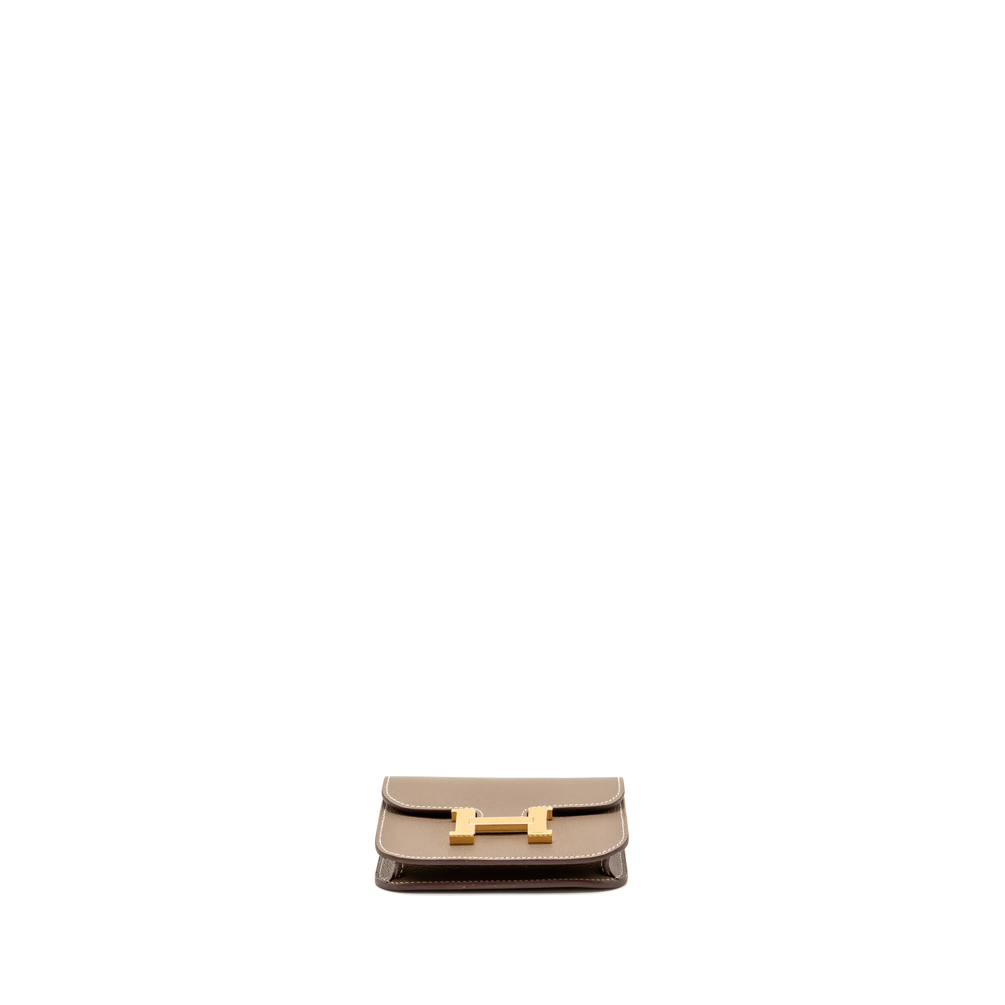 Hermes Constance Slim Evercolor Etoupe GHW Stamp B - Image 5