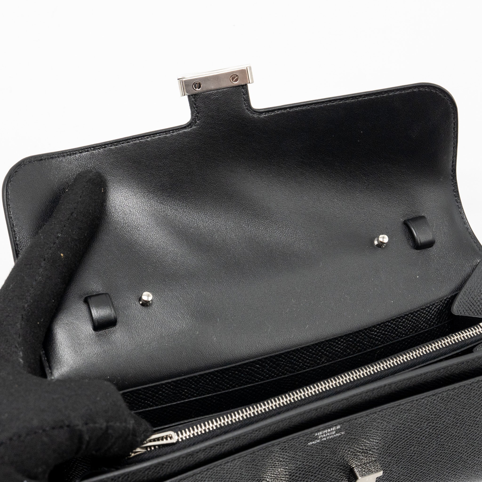 Hermes Constance to Go Epsom Black SHW Stamp W - Image 11