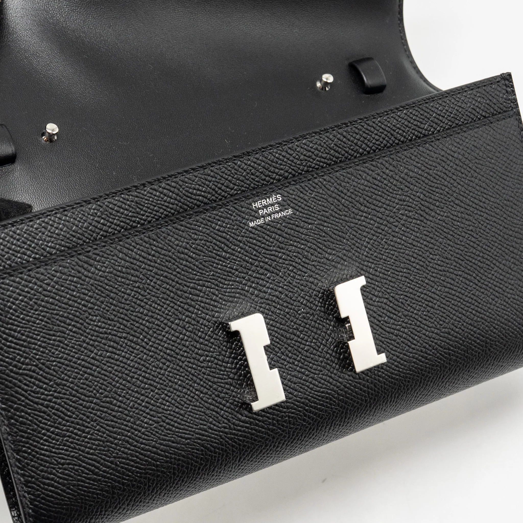 Hermes Constance to Go Epsom Black SHW Stamp W - Image 12