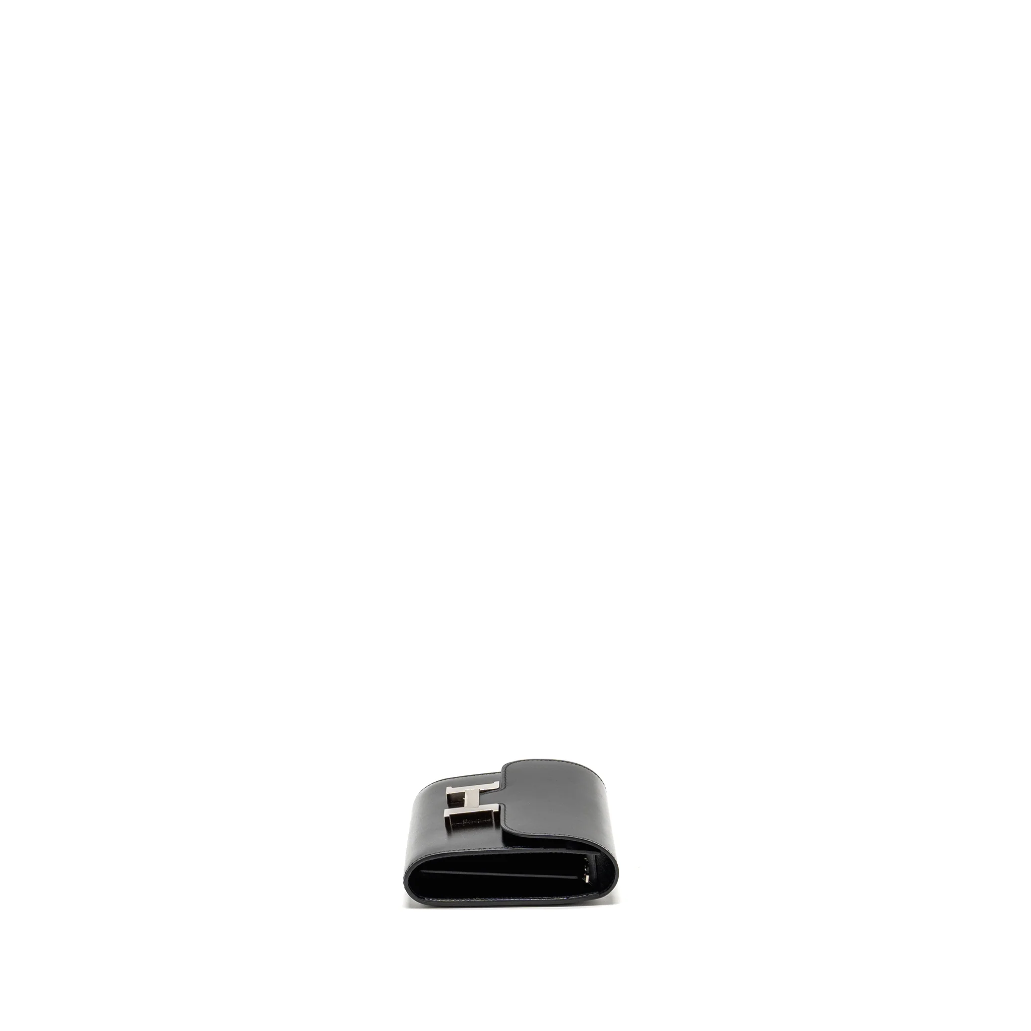 Hermes Constance Wallet Box Black SHW Stamp A - Image 3