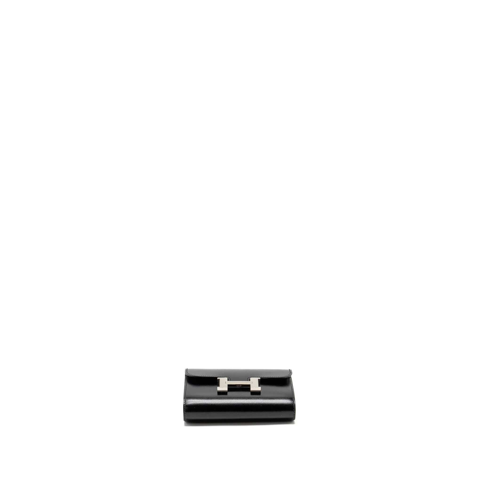 Hermes Constance Wallet Box Black SHW Stamp A - Image 5