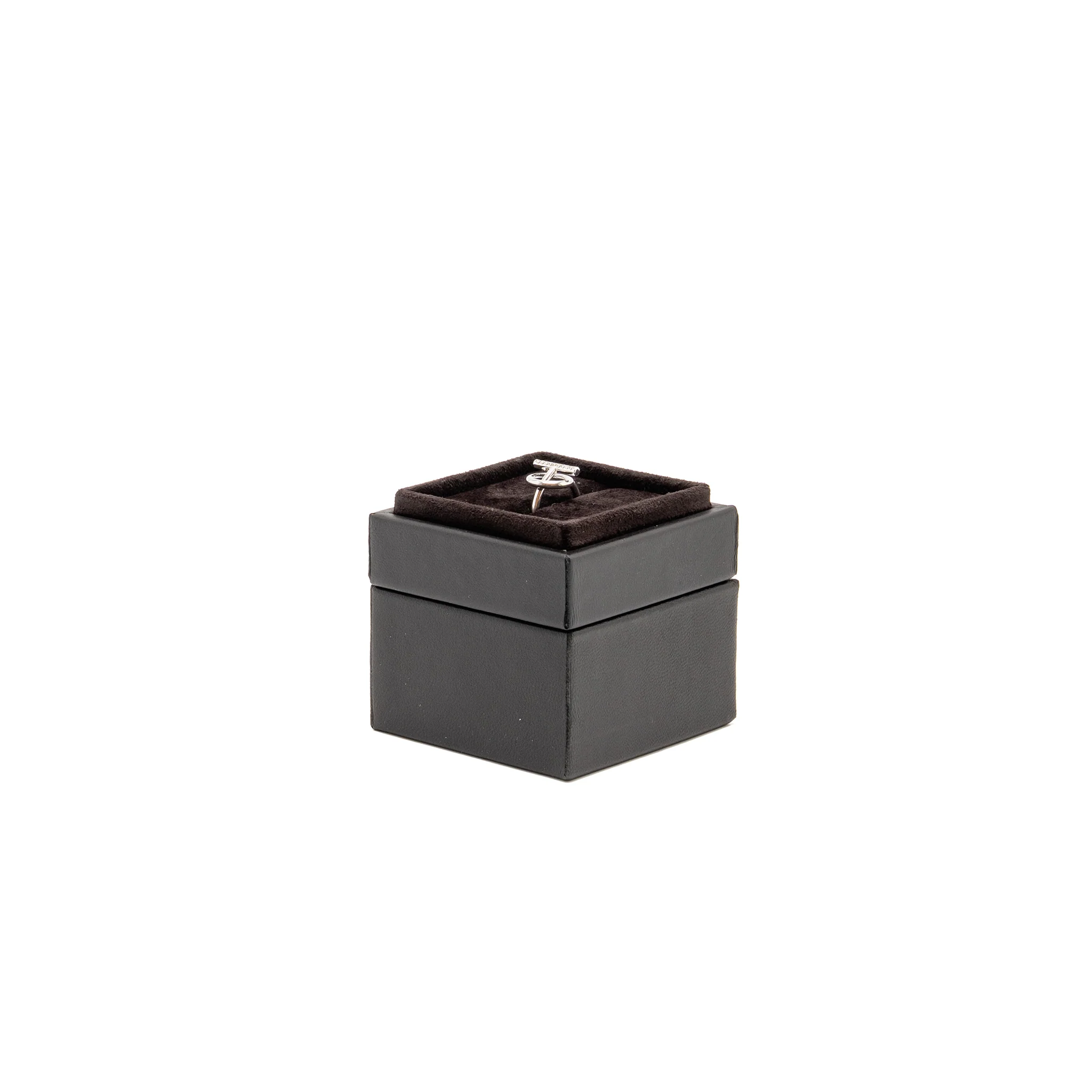 Hermes Size 49 Echappee Hermes Ring, Small Model, White Gold/Diamonds - Image 2