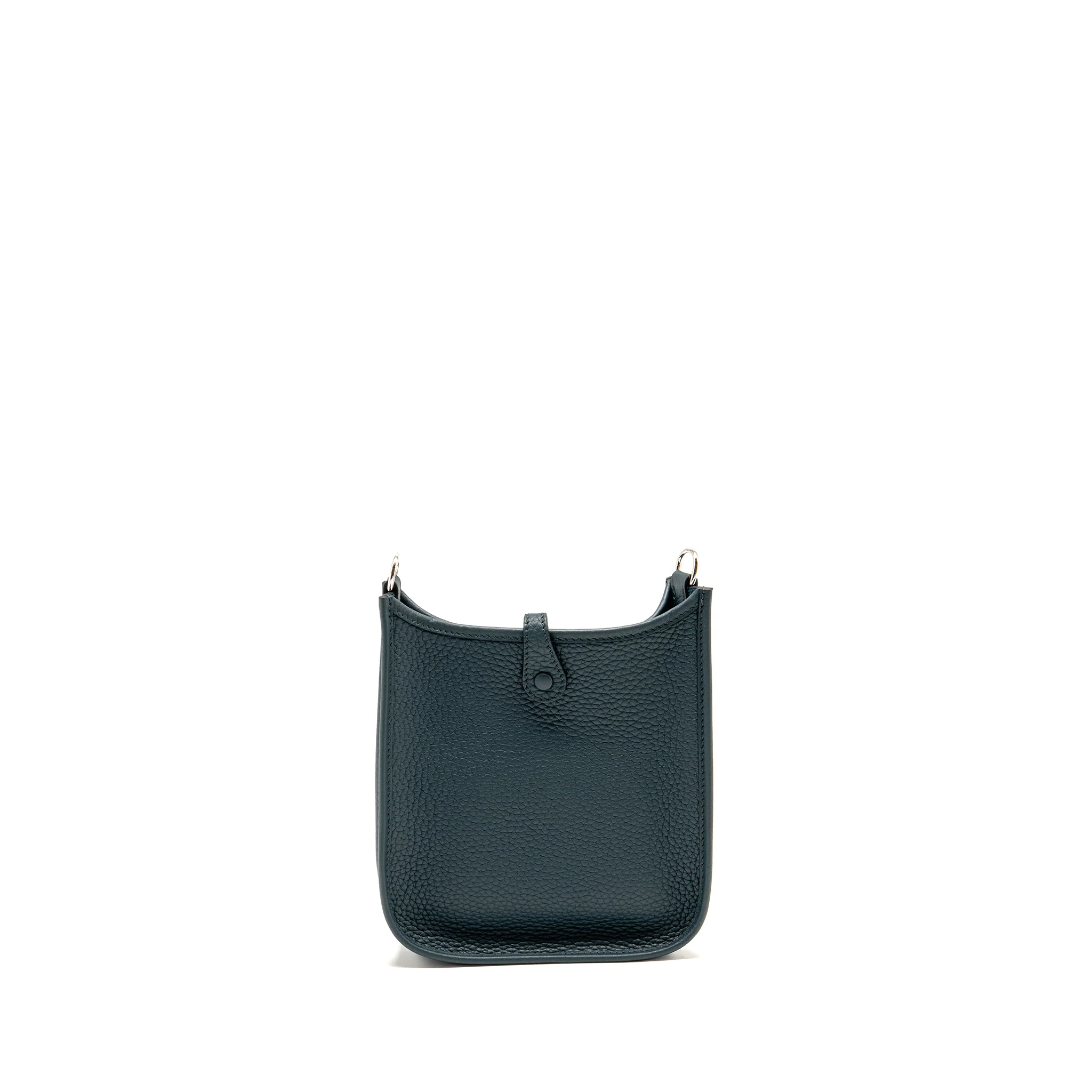 Hermes Mini Evelyne Clemence Vert Cypres SHW Stamp W - Image 2