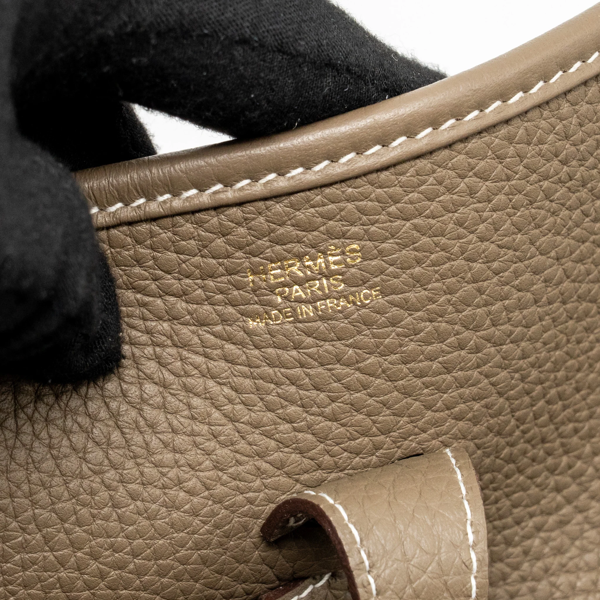 Hermes Evelyne 29 Clemence Etoupe GHW Stamp K - Image 13