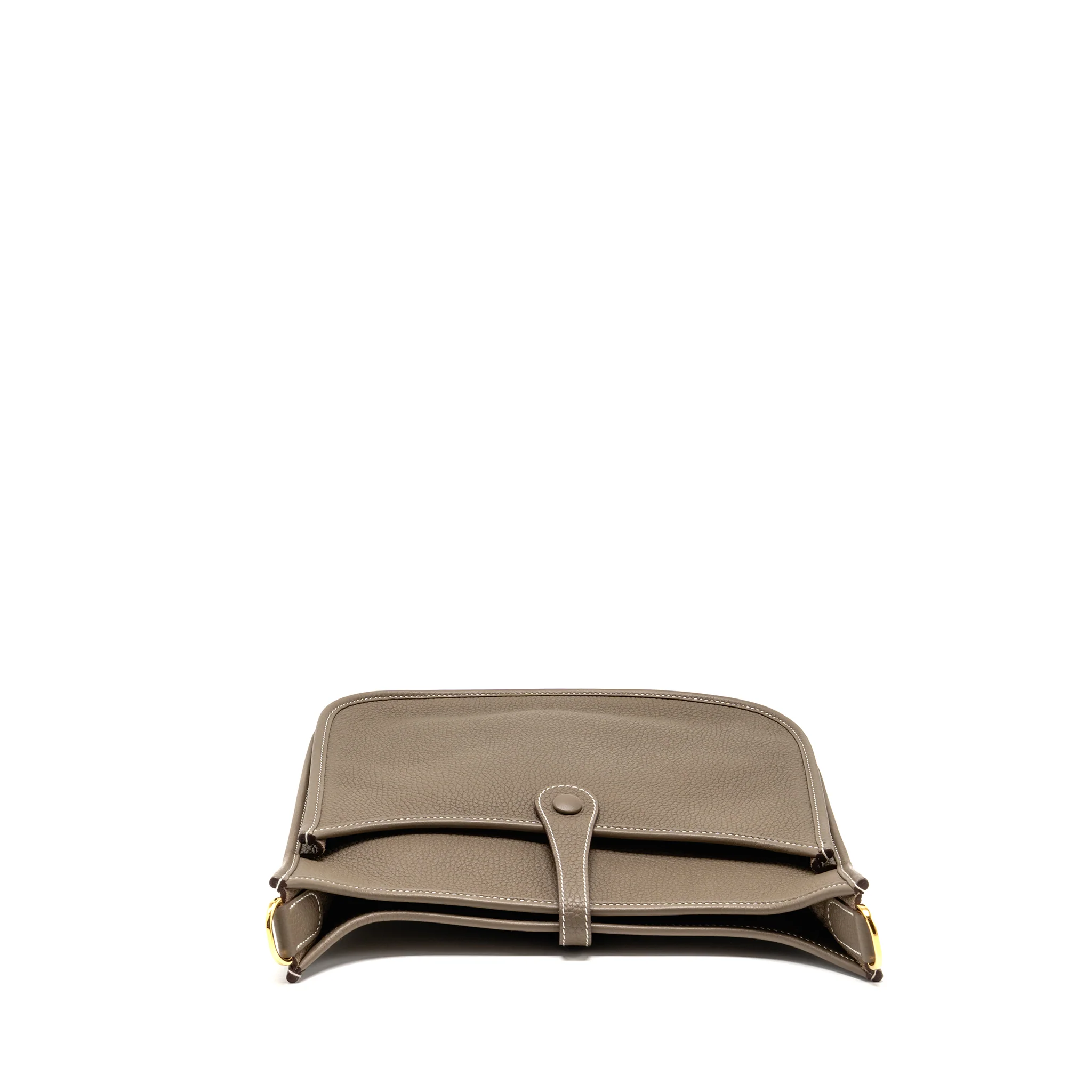 Hermes Evelyne 29 Clemence Etoupe GHW Stamp K - Image 5