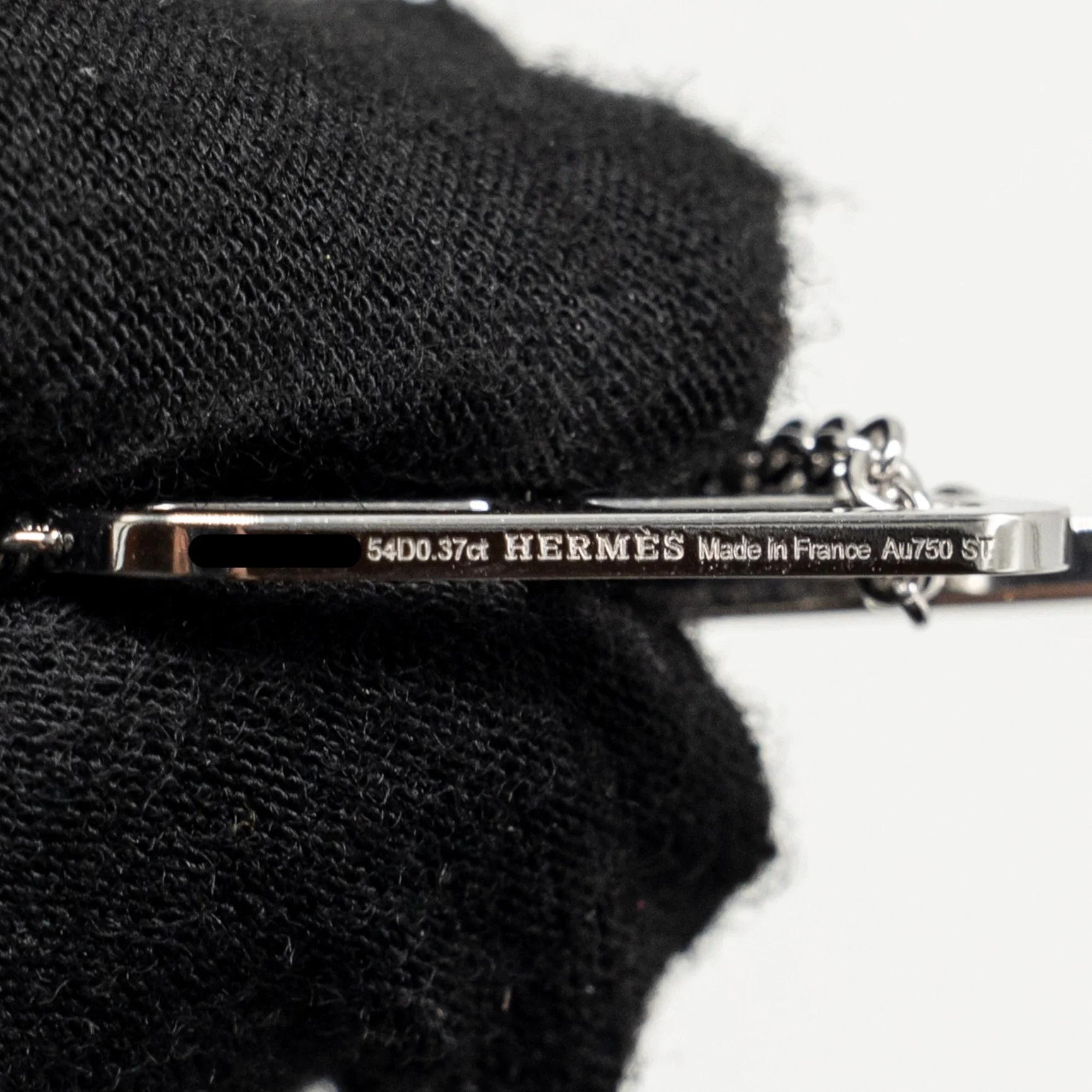 Hermes Size ST Ever Chaine D Andre necklace white gold diamonds - Image 5