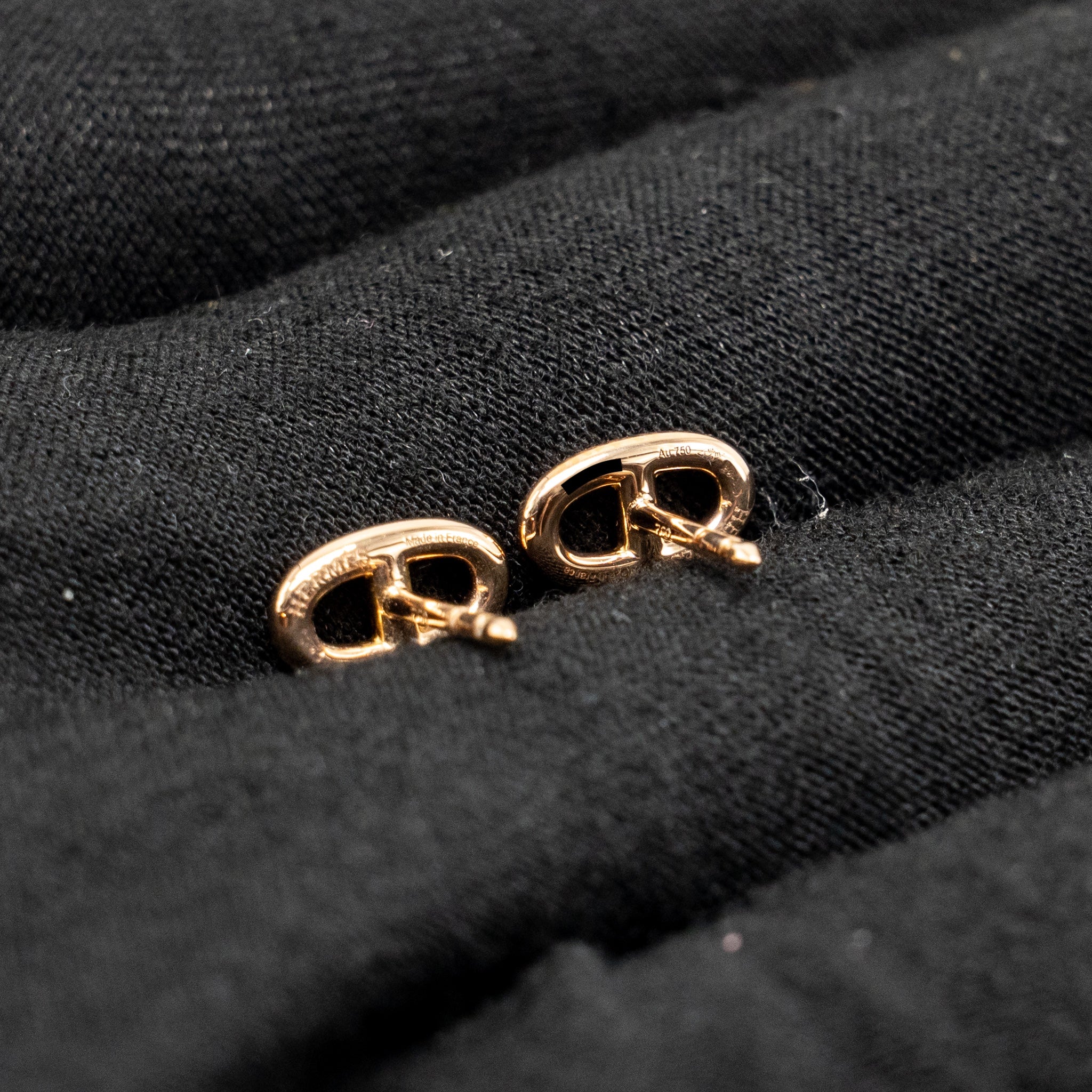 Hermes Farandole Earrings, Very Small Model, Rose Gold - Image 4