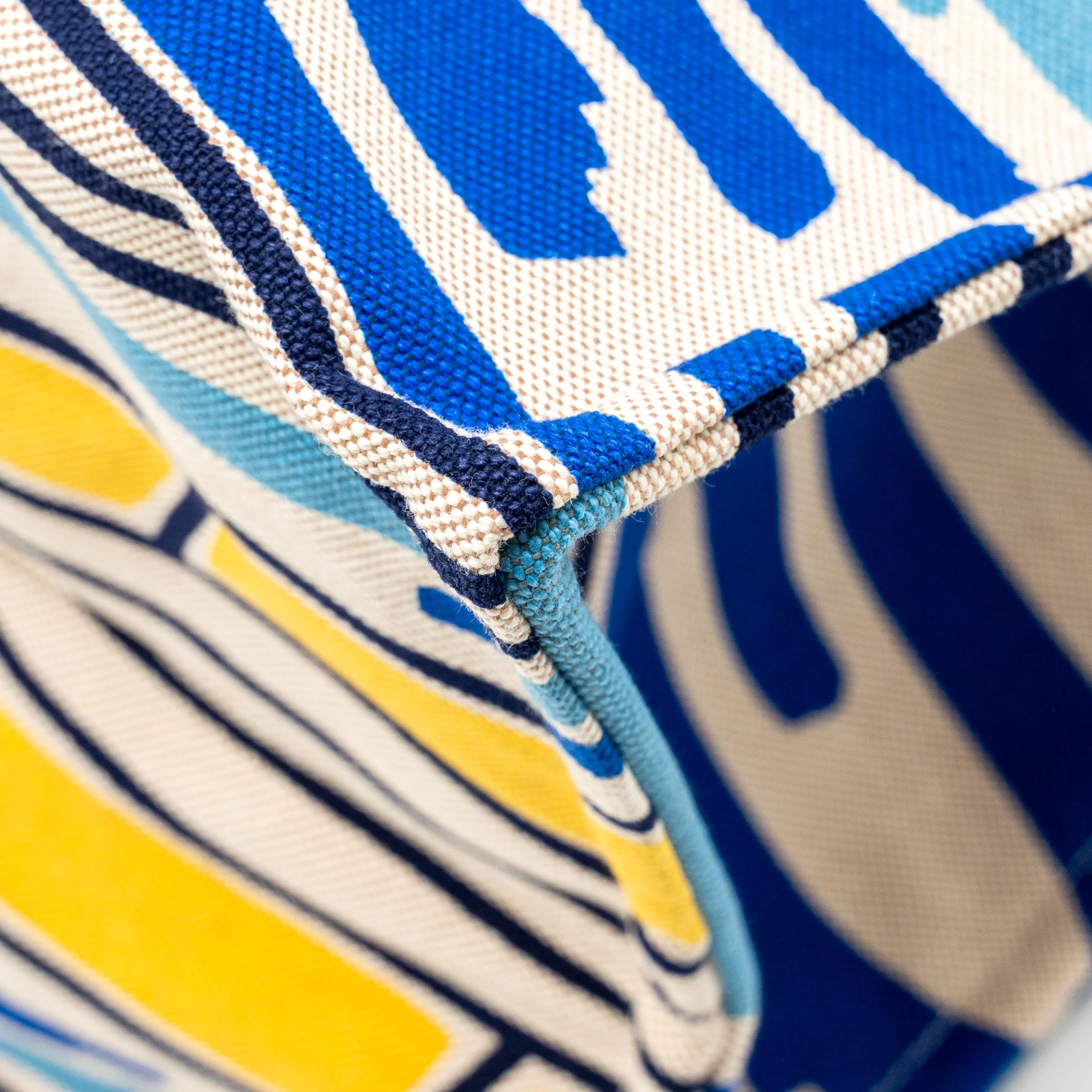Hermes Farniente Beach Bag Cotton Multicolour SHW - Image 10