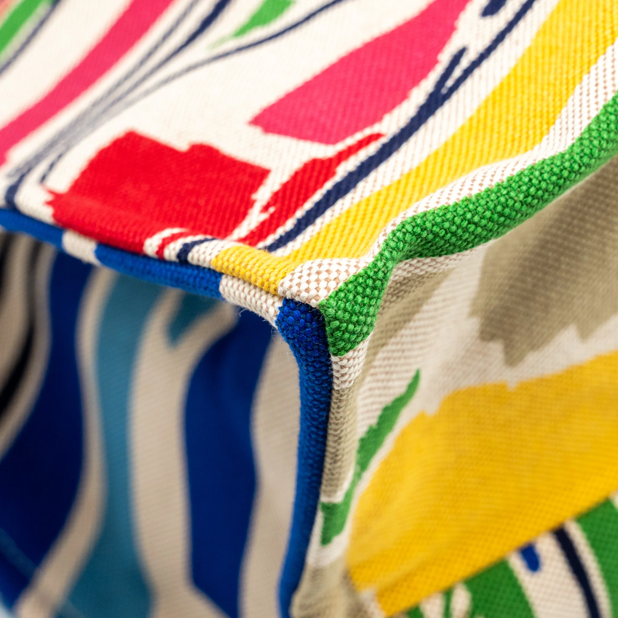 Hermes Farniente Beach Bag Cotton Multicolour SHW - Image 11