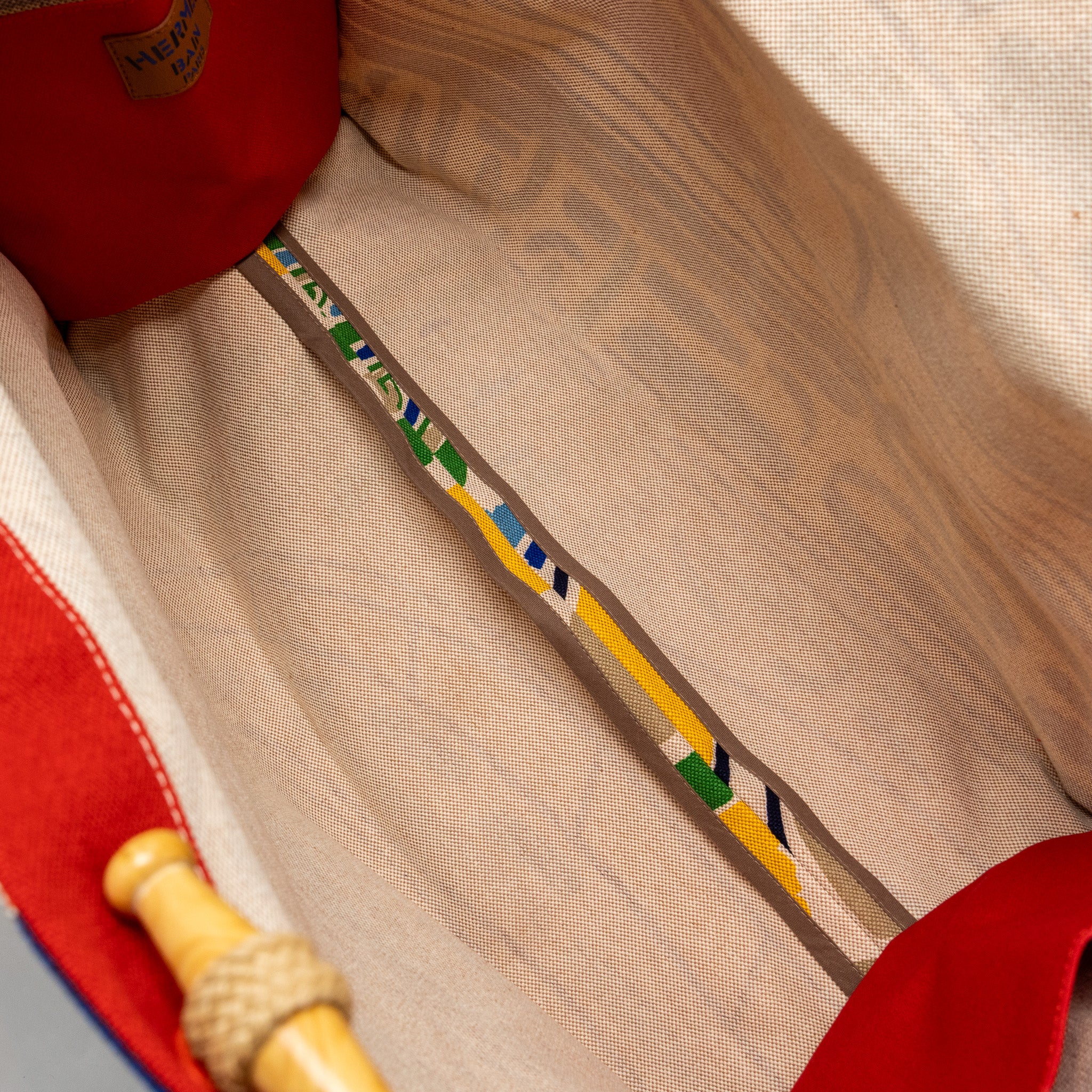 Hermes Farniente Beach Bag Cotton Multicolour SHW - Image 14