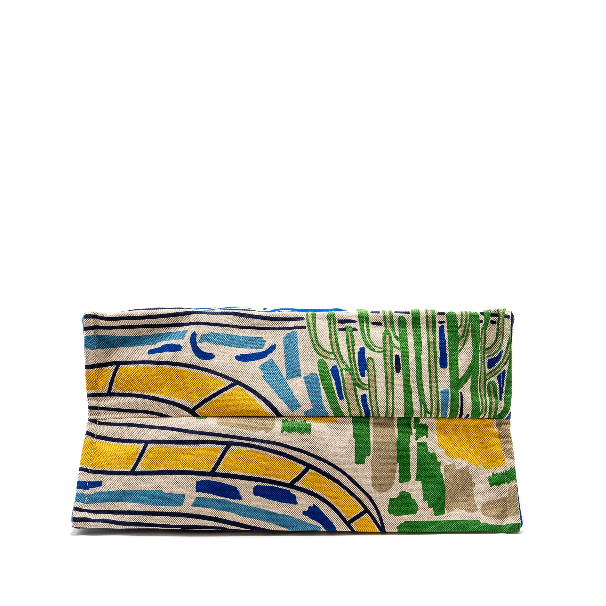 Hermes Farniente Beach Bag Cotton Multicolour SHW - Image 5