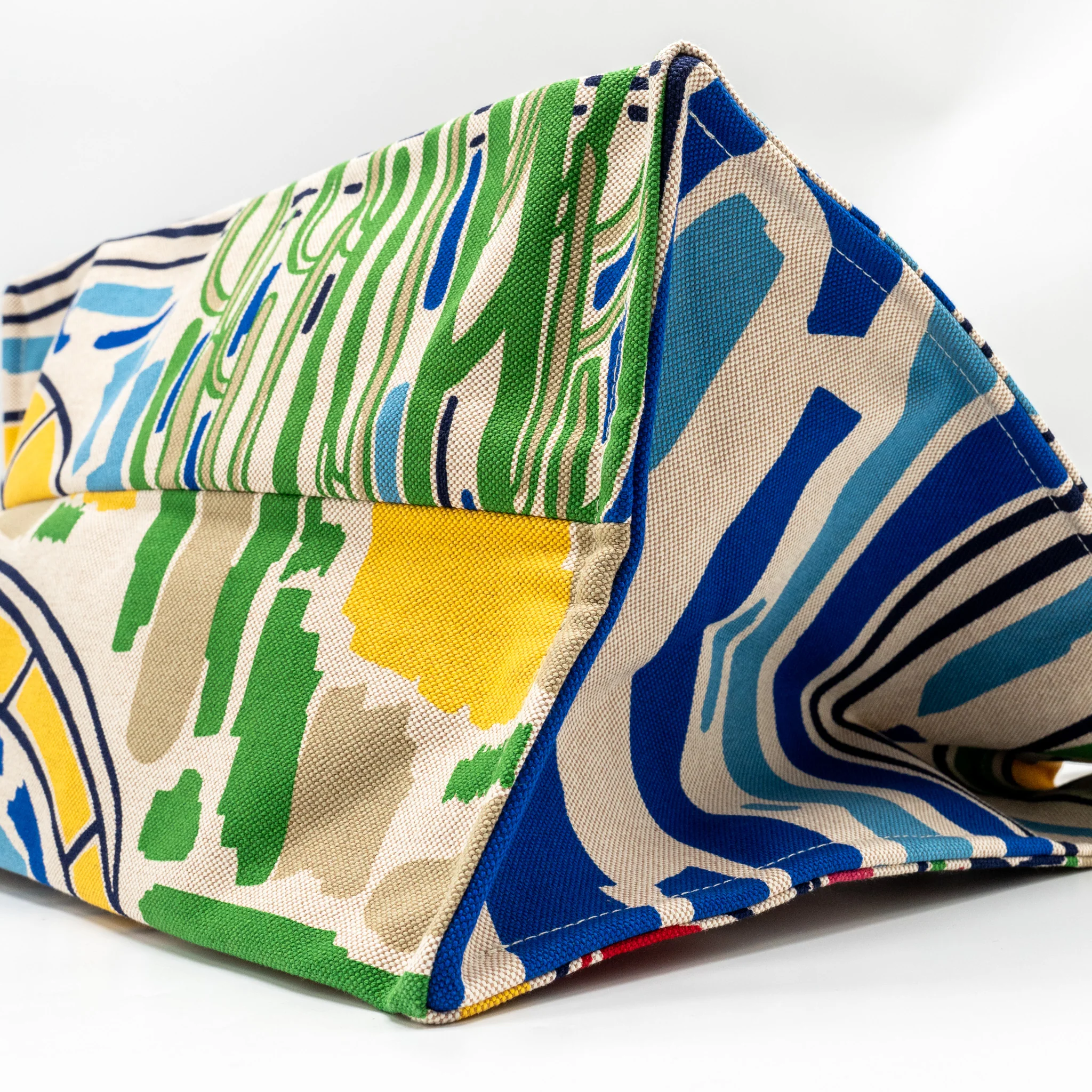 Hermes Farniente Beach Bag Cotton Multicolour SHW - Image 7