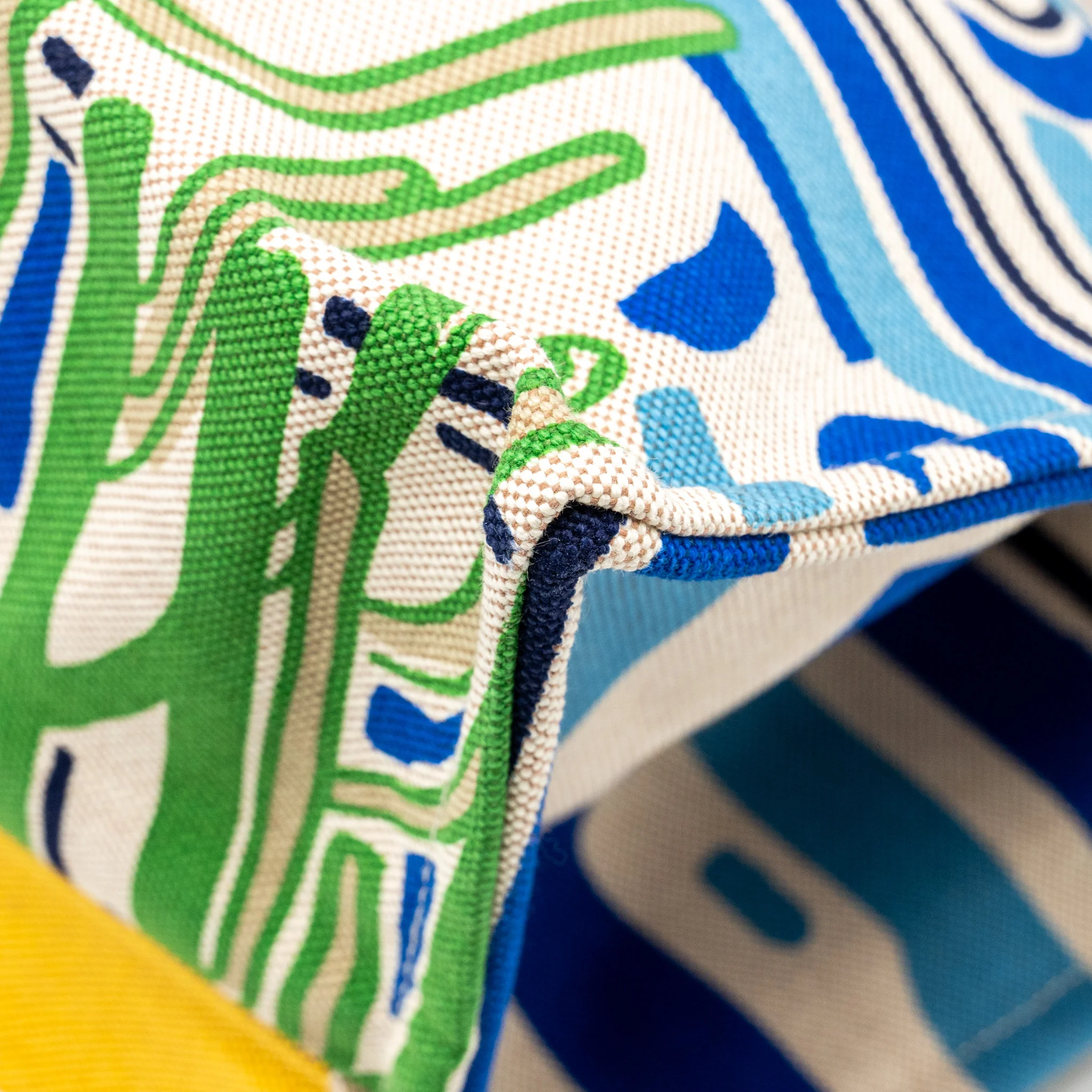 Hermes Farniente Beach Bag Cotton Multicolour SHW - Image 8