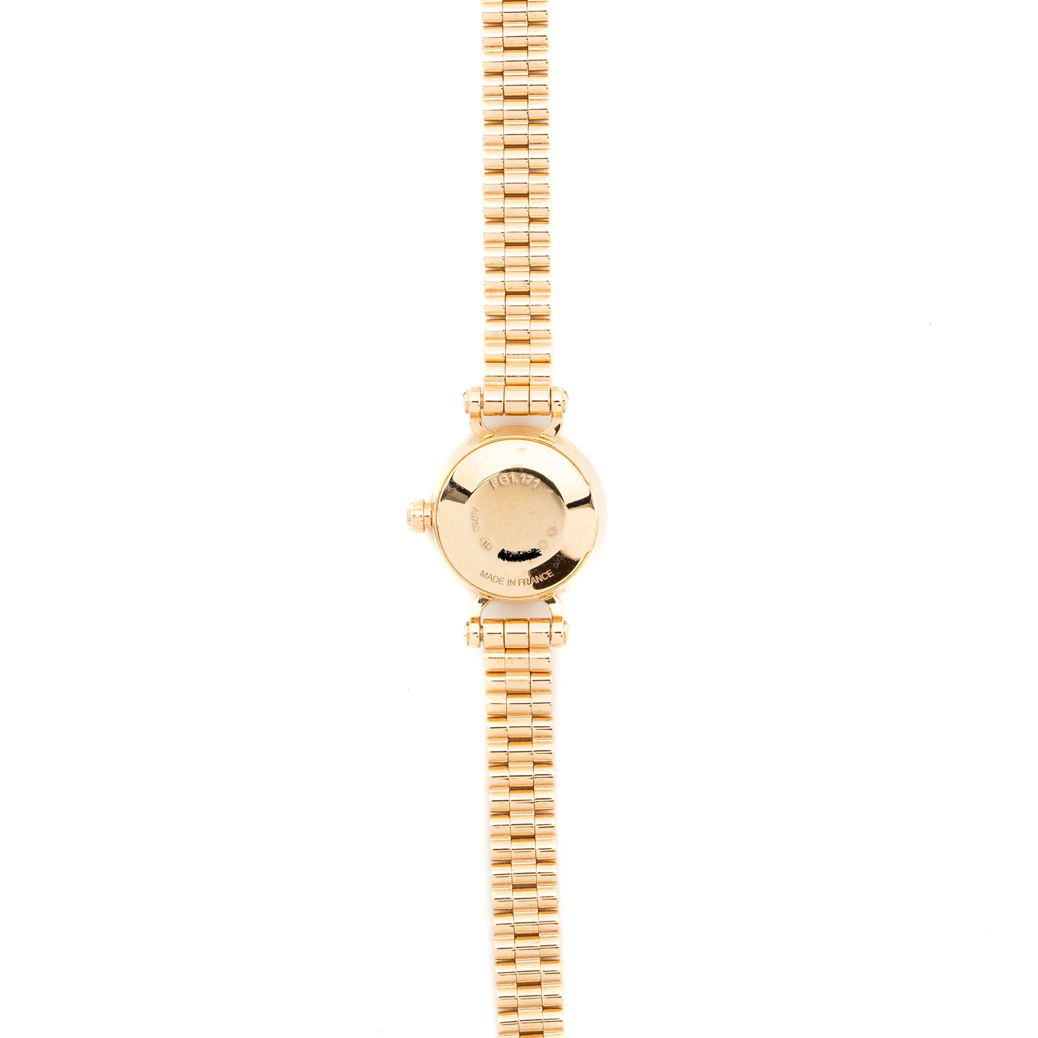 HERMES FAUBOURG QUARTZ WATCH MINI MODEL 15MM ROSE GOLD DIAMONDS - Image 3