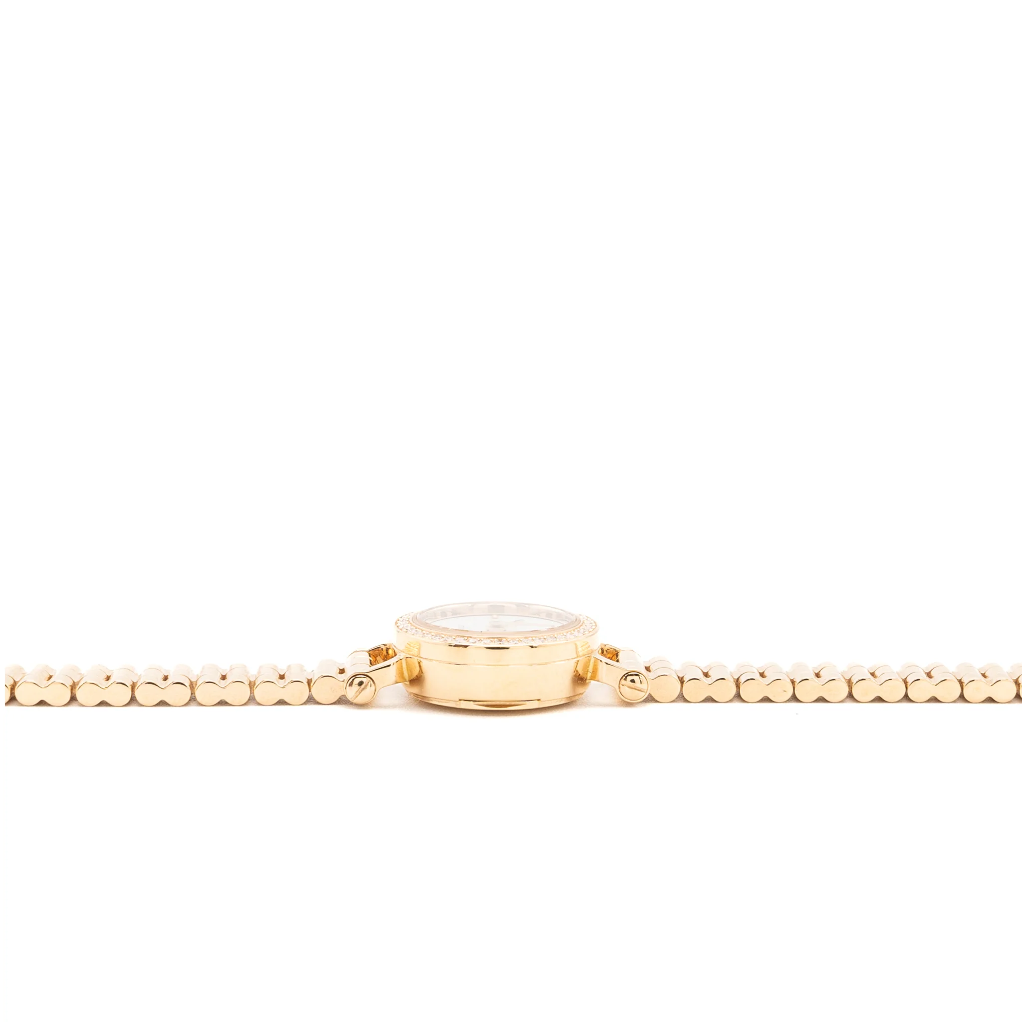HERMES FAUBOURG QUARTZ WATCH MINI MODEL 15MM ROSE GOLD DIAMONDS - Image 4