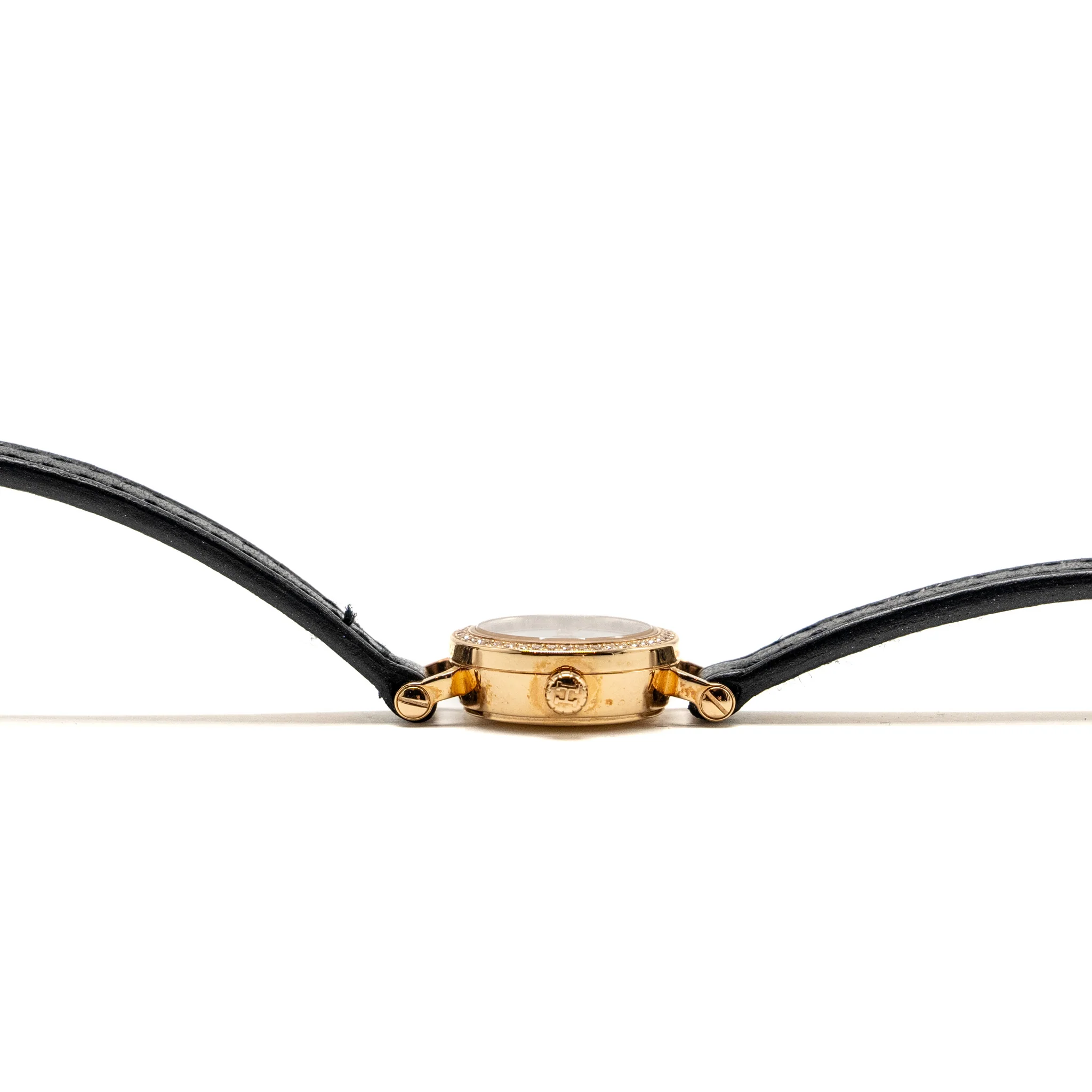 Hermes Faubourg Watch Mini Model, Rose Gold/Diamonds - Image 4