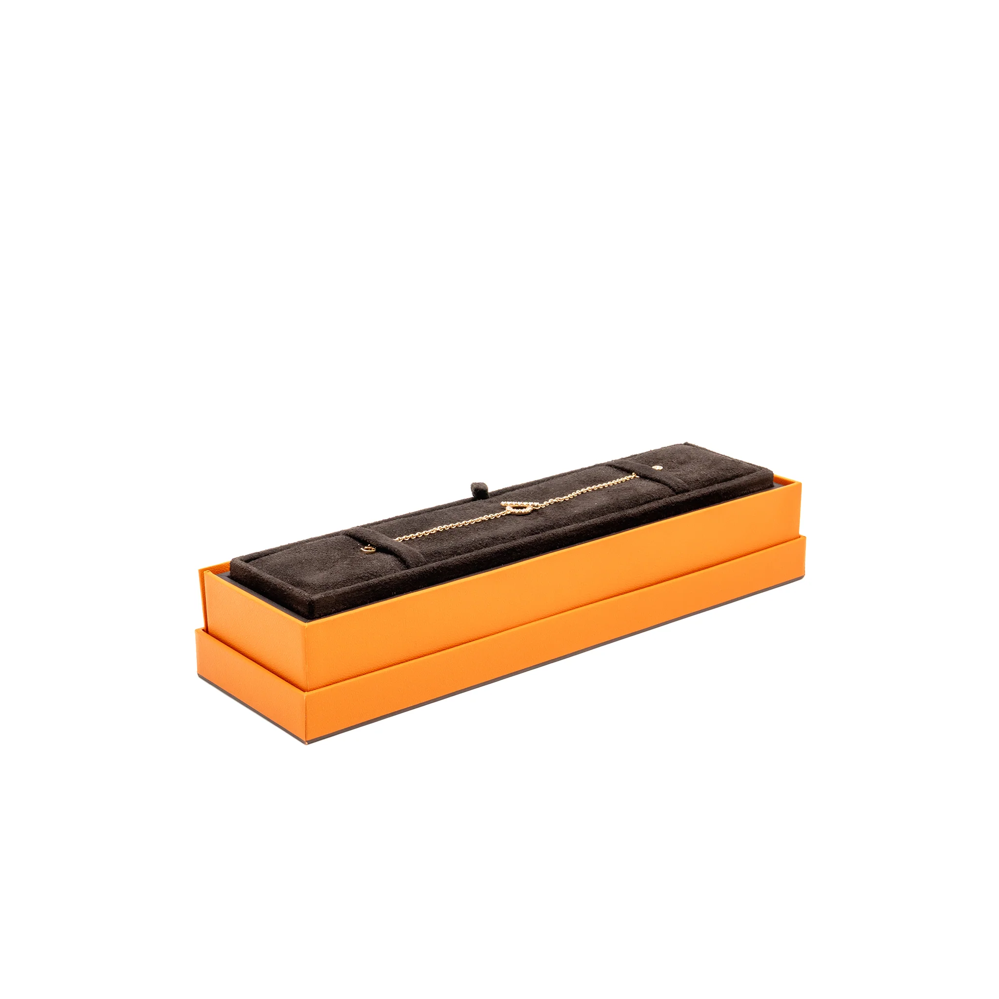 Hermes Size SH Finesse bracelet Rose Gold, Diamonds - Image 2
