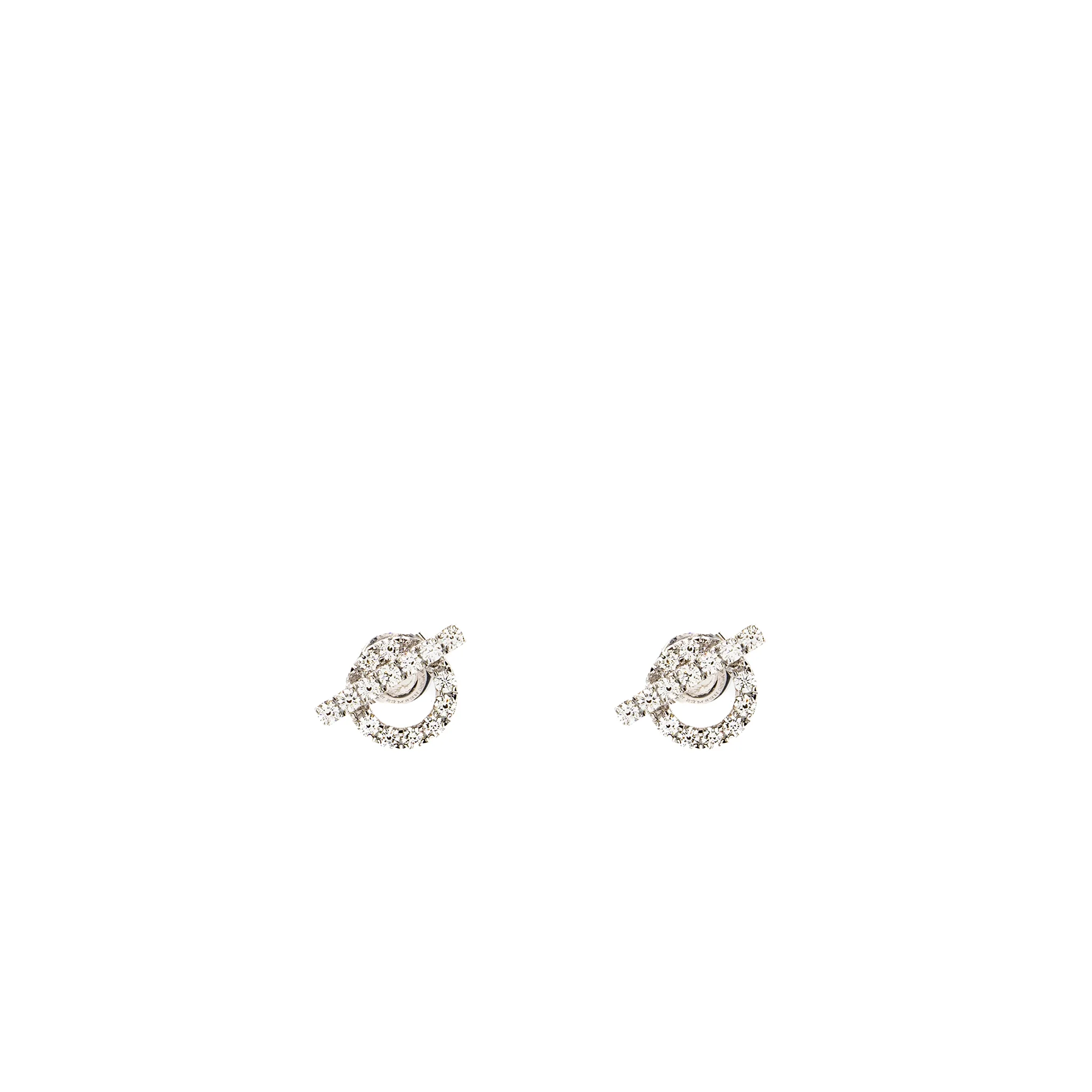 Hermes Finesse earrings white gold/diamonds