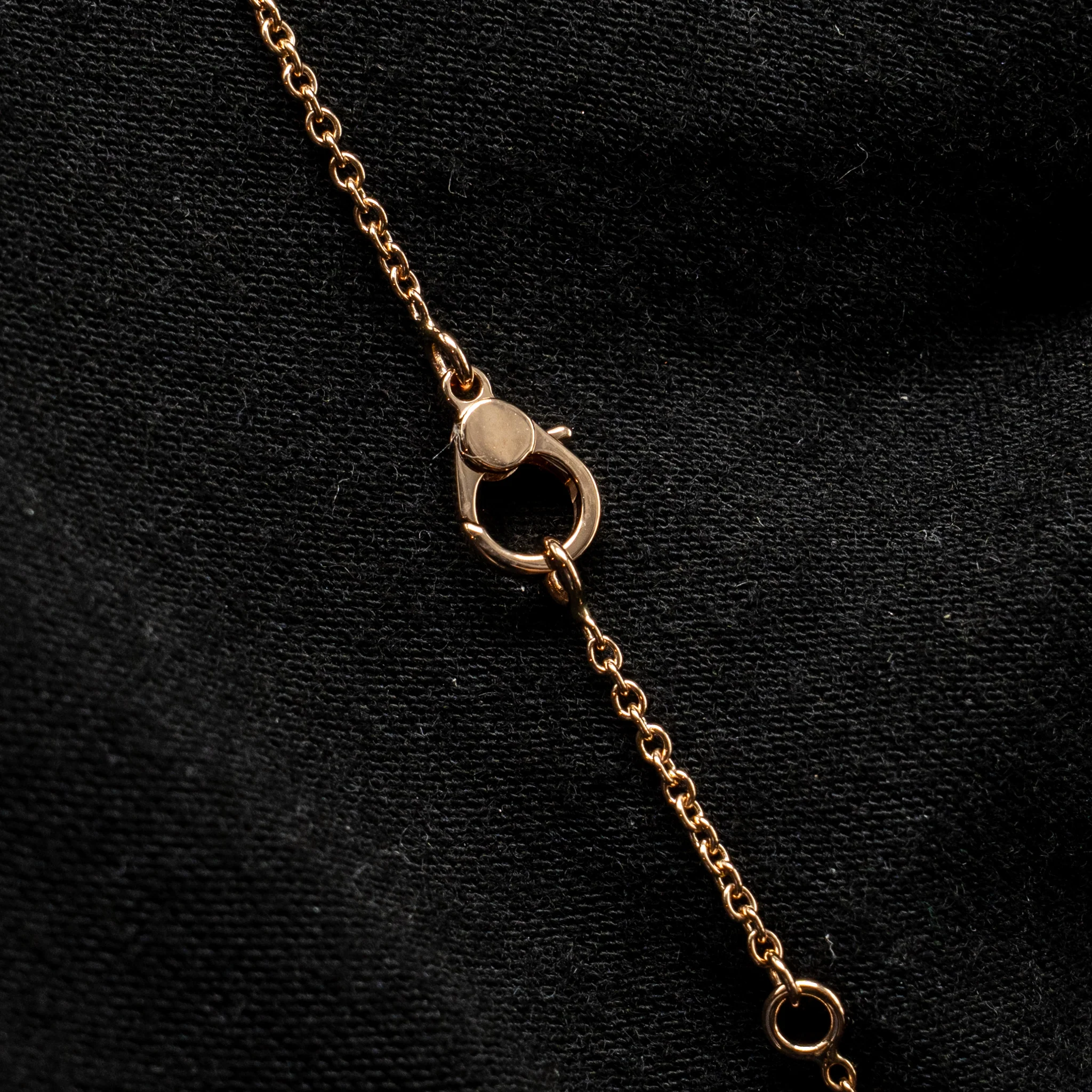Hermes Finesse Pendant Rose Gold, diamonds - Image 6