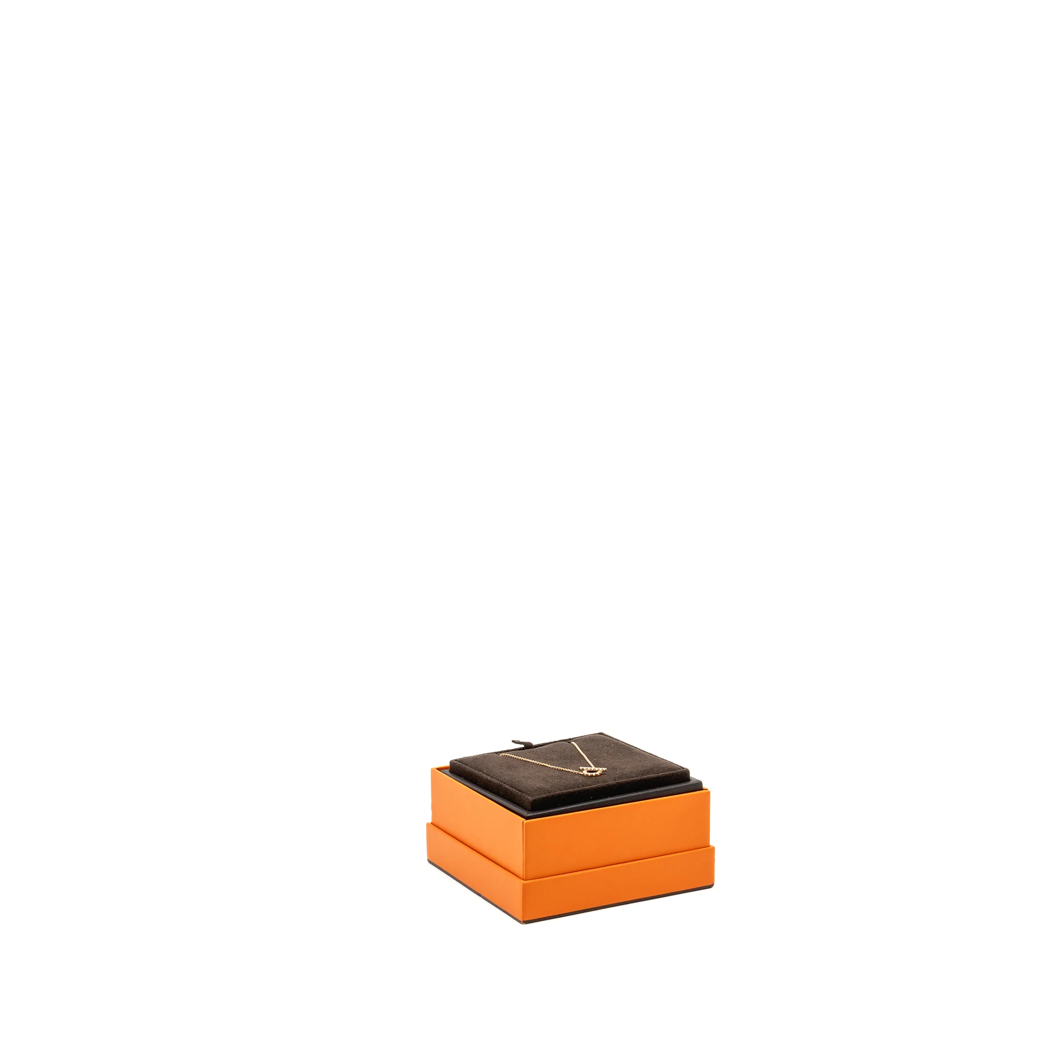 Hermes Finesse pendant rose gold with diamonds - Image 2