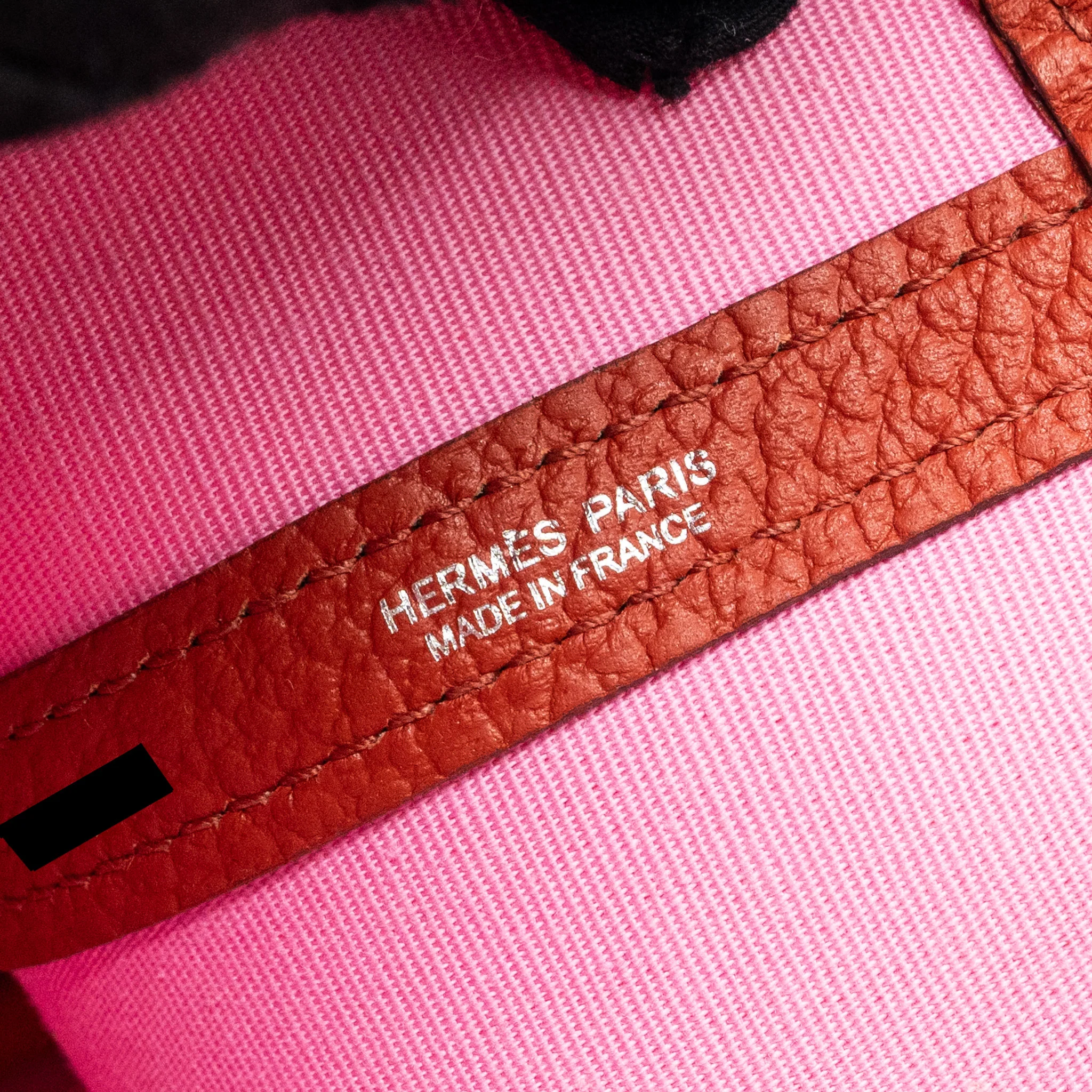 Hermes Garden File 28 Canvas/country pink /Rouge Duchesse SHW Stamp Y - Image 14