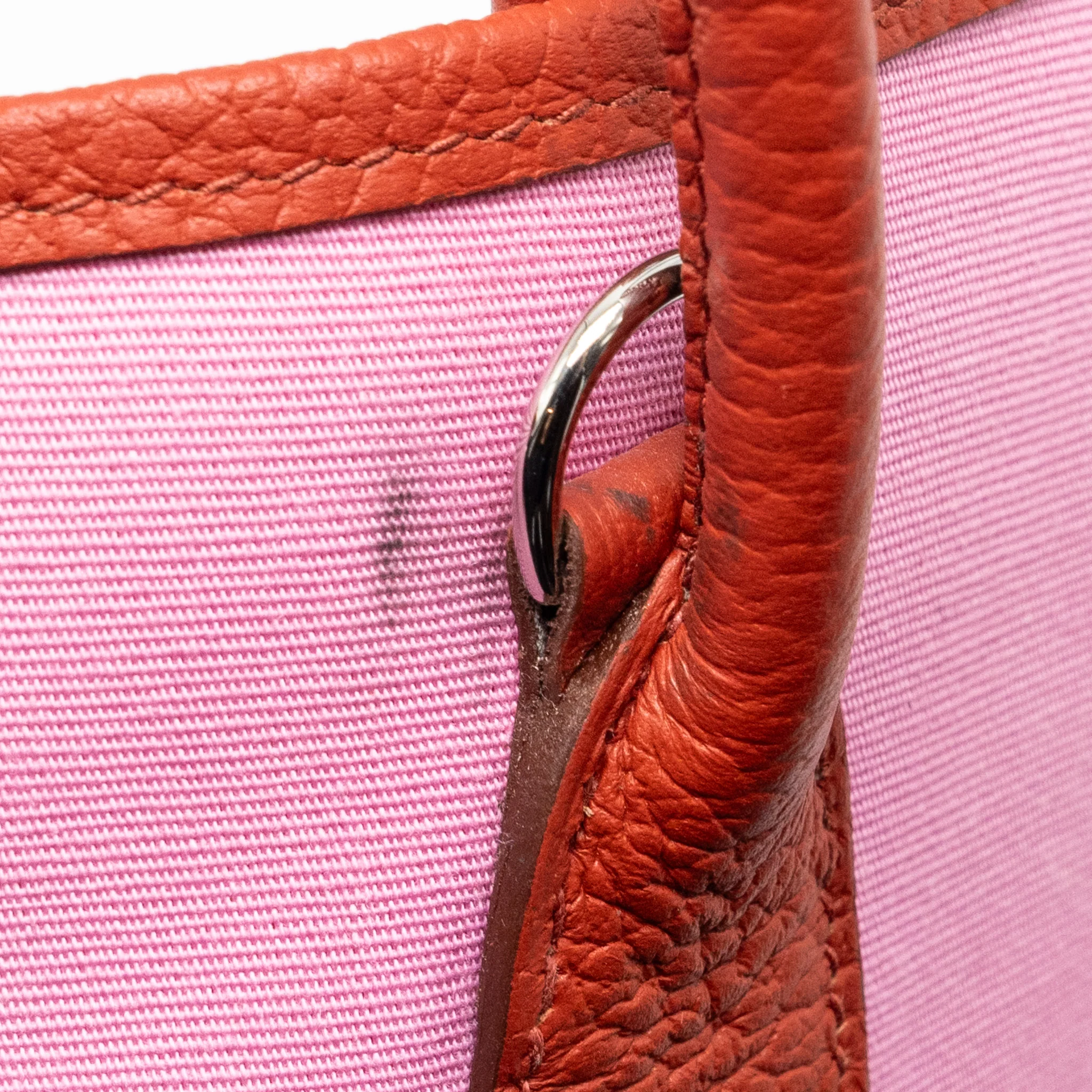Hermes Garden File 28 Canvas/country pink /Rouge Duchesse SHW Stamp Y - Image 17