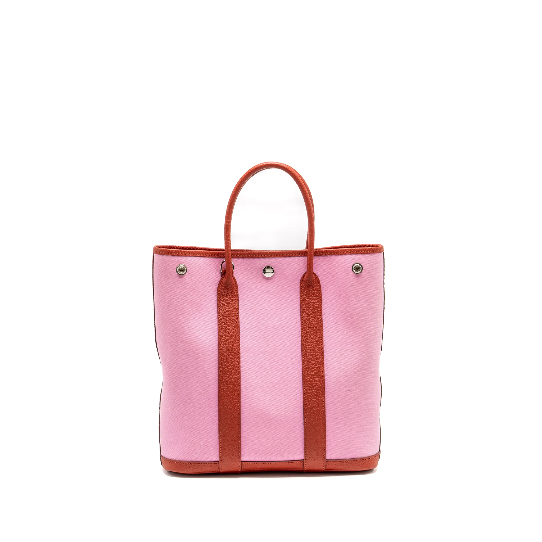 Hermes Garden File 28 Canvas/country pink /Rouge Duchesse SHW Stamp Y - Image 2
